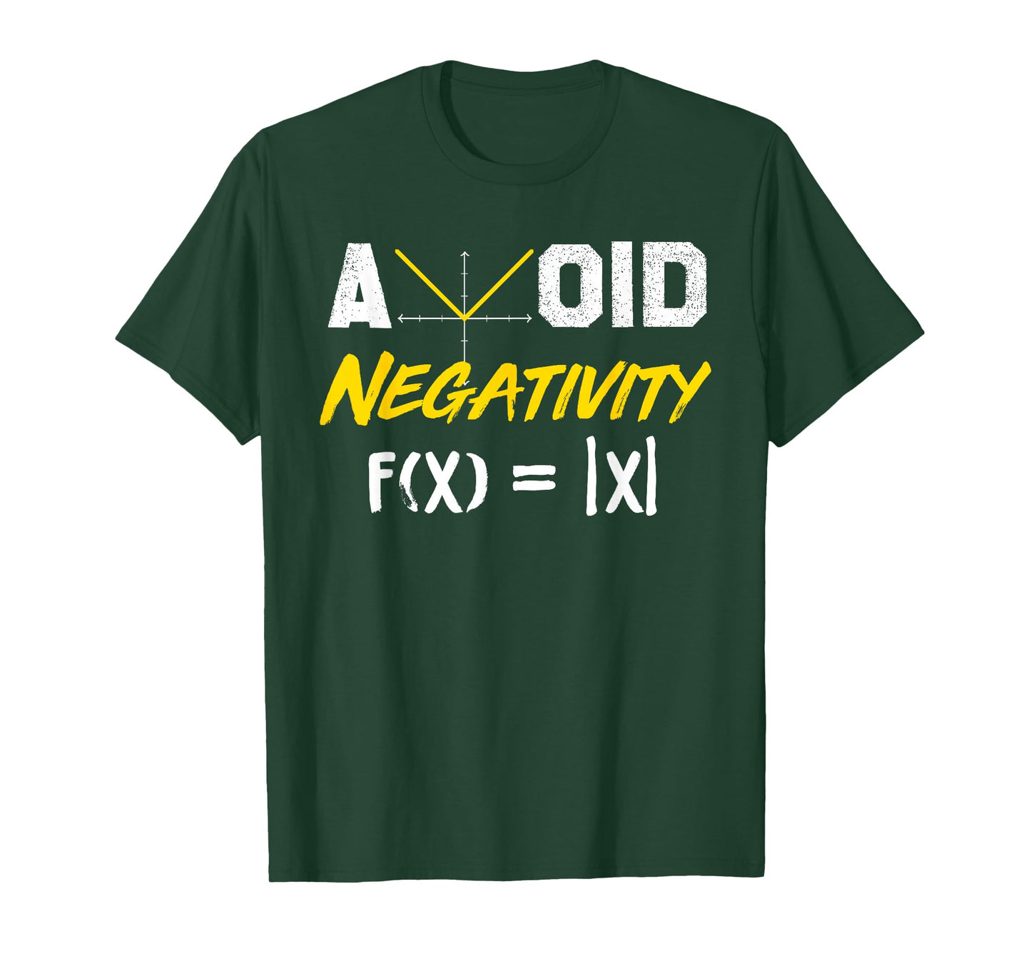 Avoid Negativity - Funny Math Pun Equation T-Shirt T-Shirt