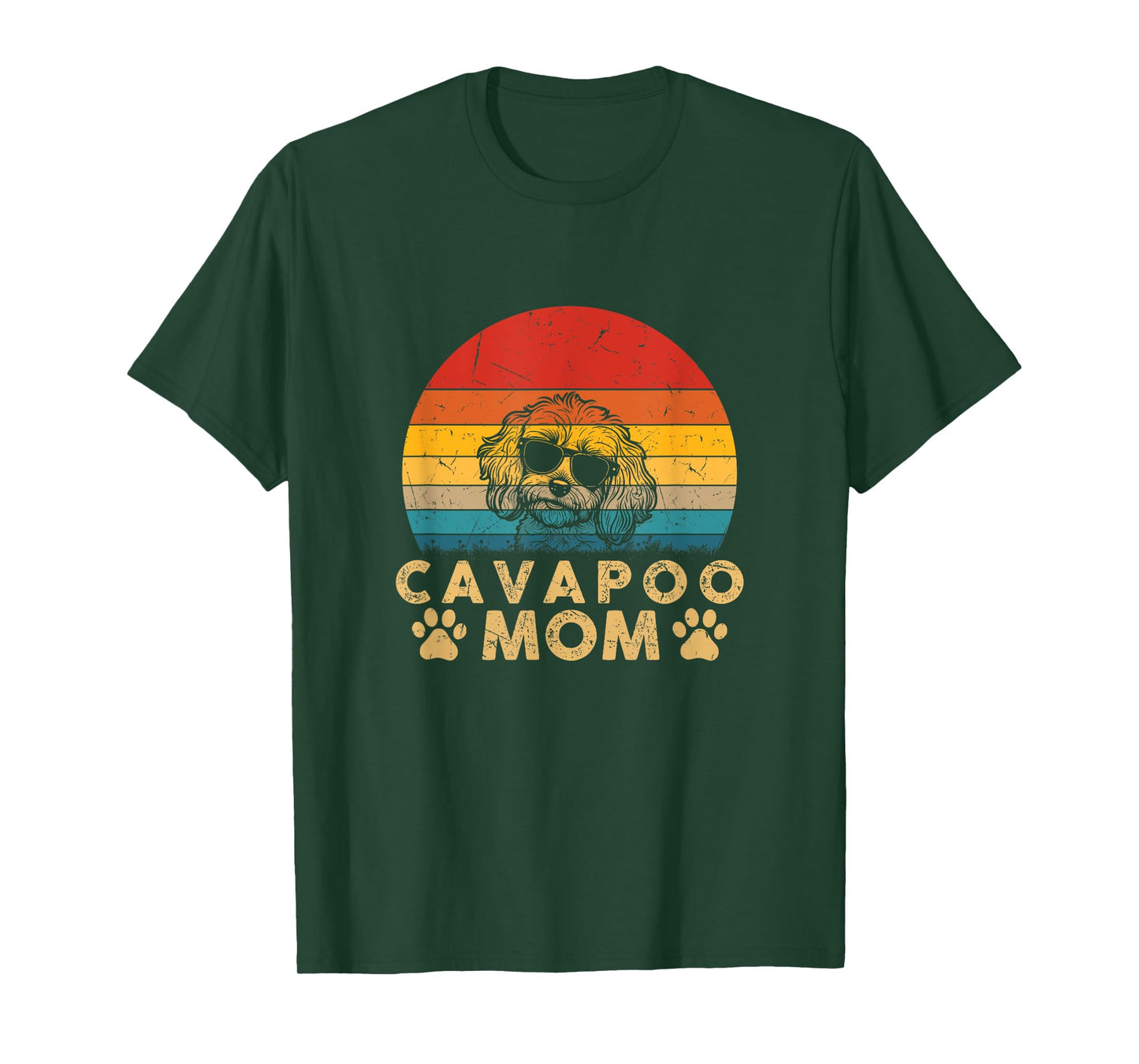 Vintage Cavapoo Mom Dog Lover Cute Gifts Funny Mothers Day Men Women Kids T-Shirt