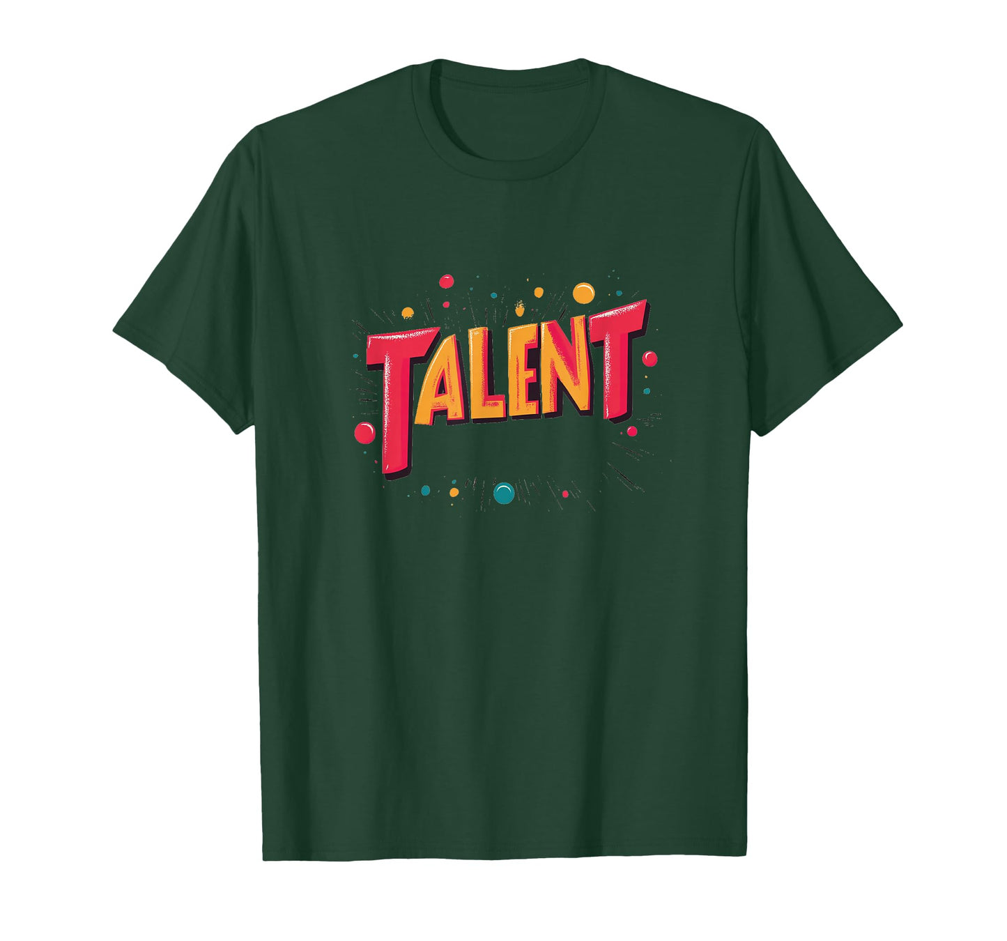 Colorful Talent Speech Emblem T-Shirt