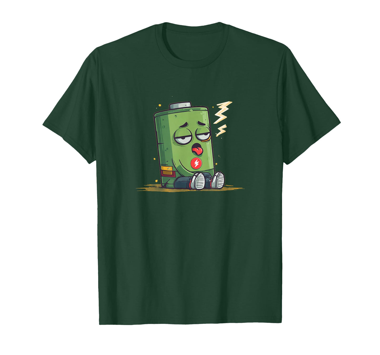 Low Energy Battery Costume for Adults and Kids T-Shirt