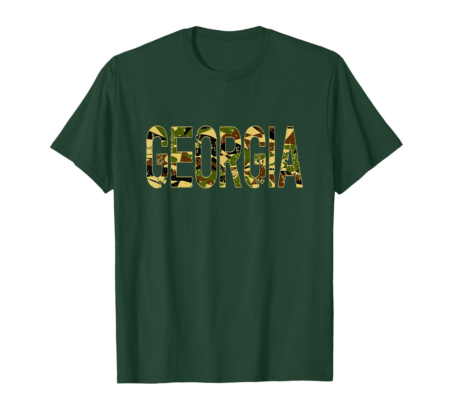 Georgia Camo Distressed T-Shirt