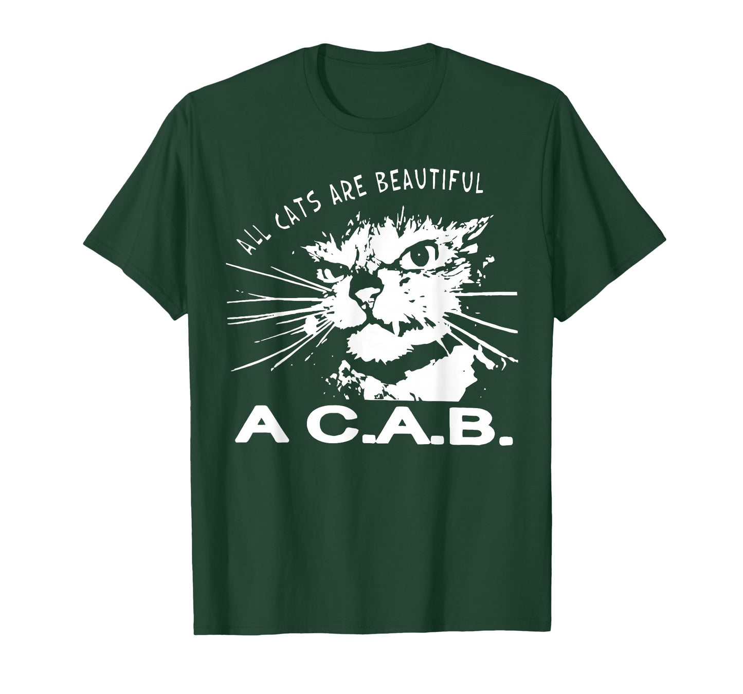 All Cats Are Beautiful A C A B Cats Love T-Shirt