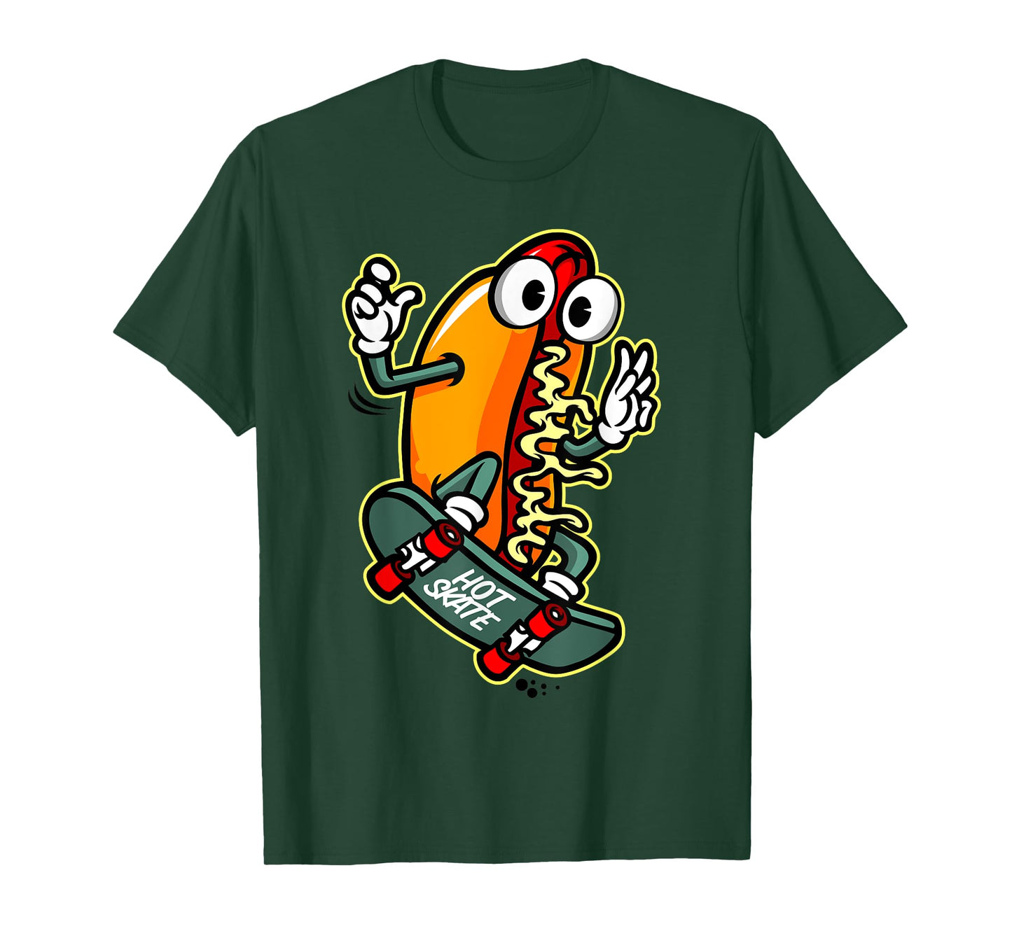 Skateboarding Hot Dog T-Shirt