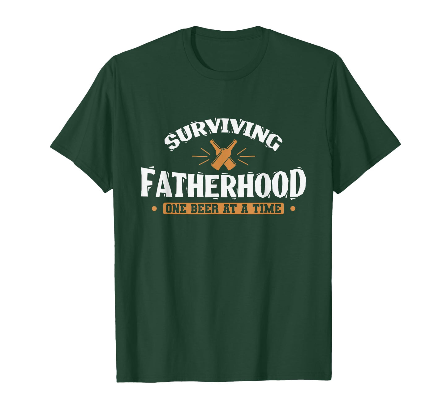 Surviving Fatherhood one Beer at a Time Papa T-Shirt