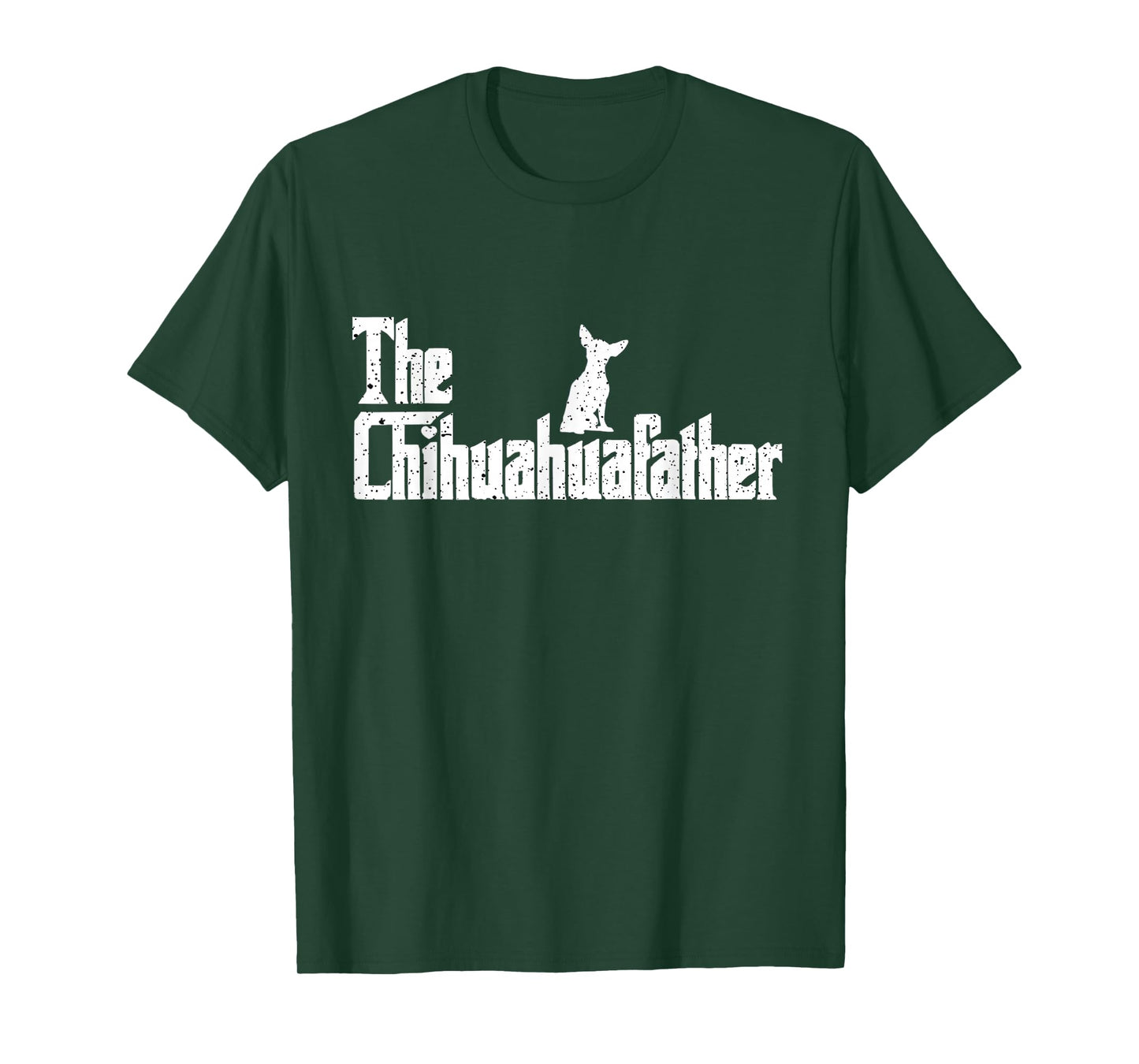 Retro The Dog Father, Chihuahua Lover Dog Dad, Best Dog Meme T-Shirt
