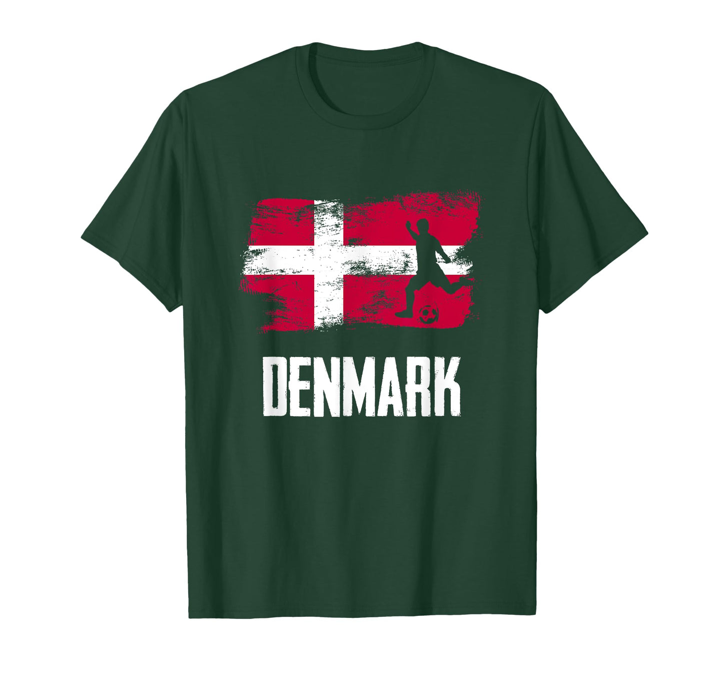 Denmark Flag Jersey Danish Soccer Team Danish T-Shirt