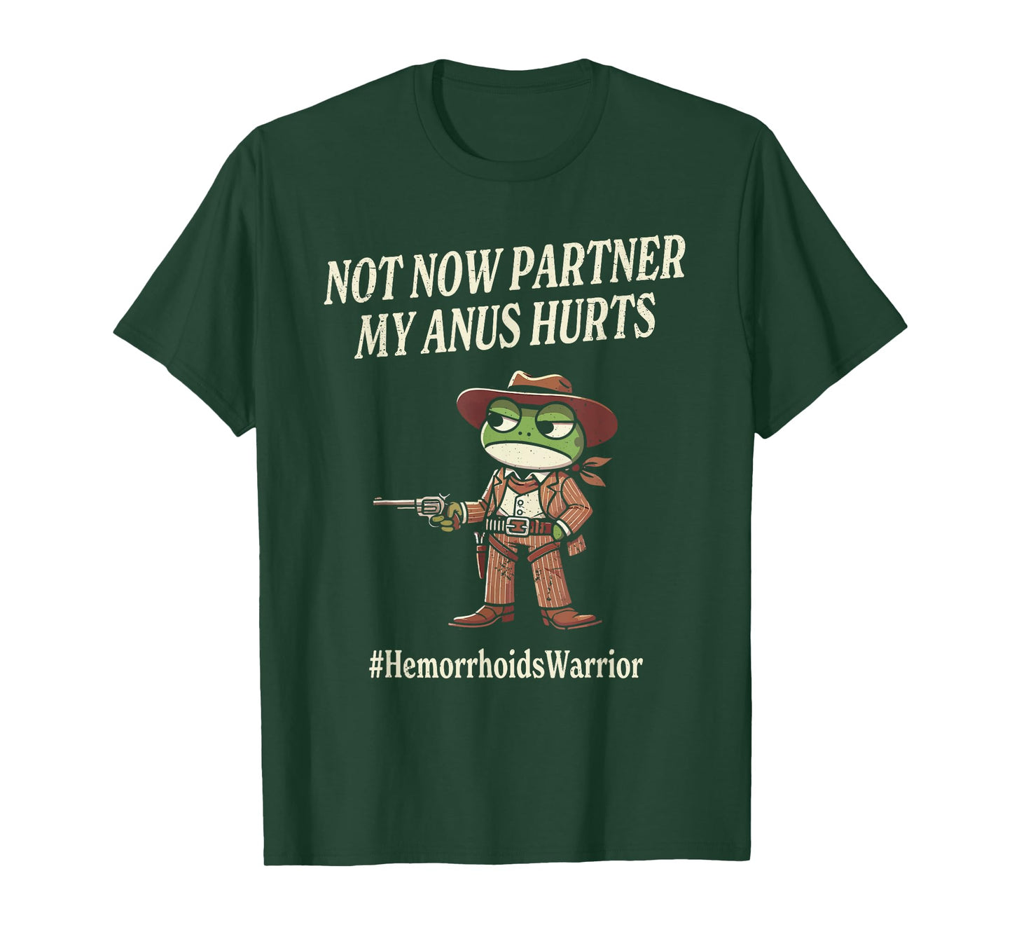 Funny Hemorrhoid Survivor Hemorrhoid Conqueror T-Shirt