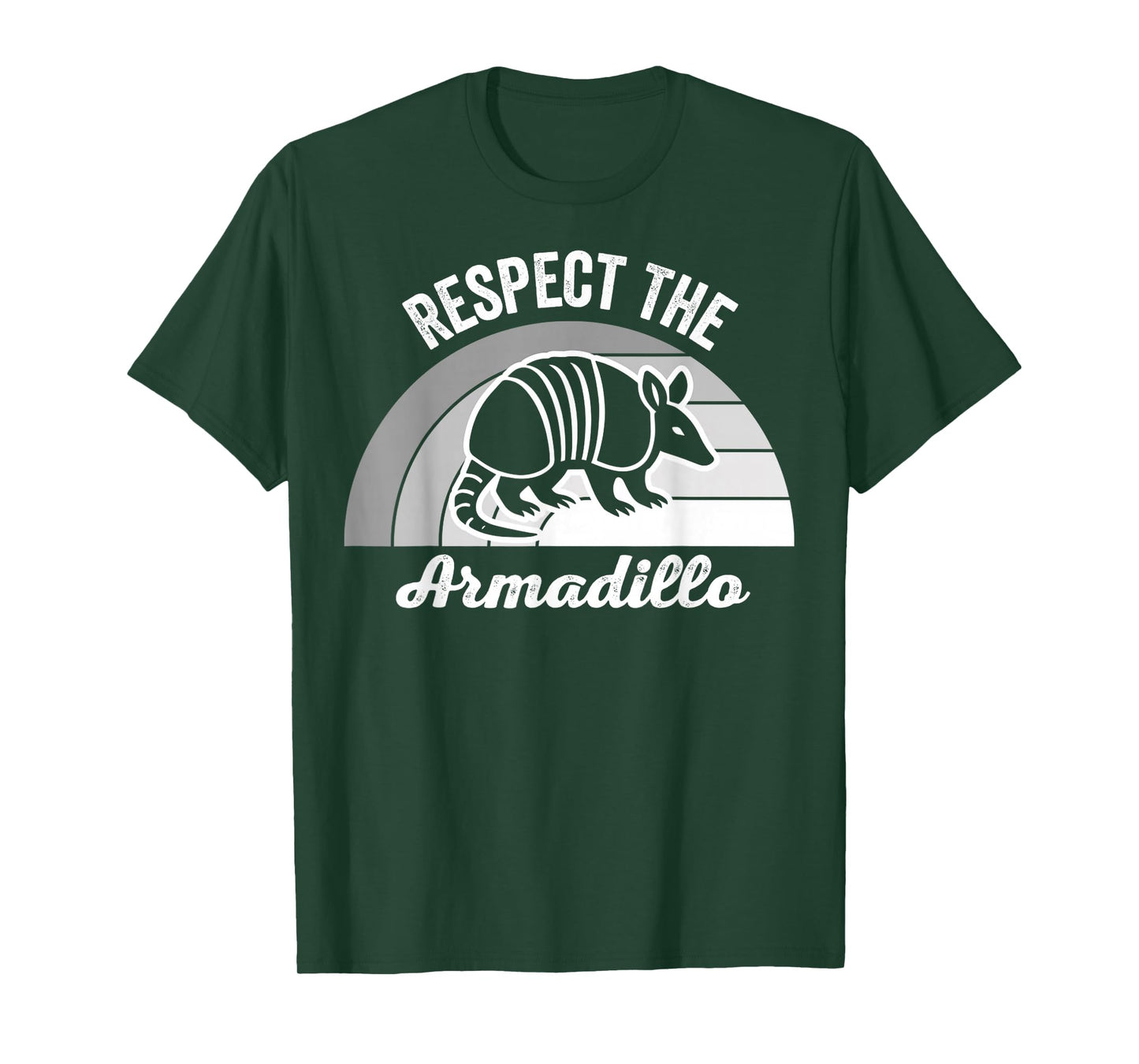 Respect The Armadillo Animal Lover T-Shirt