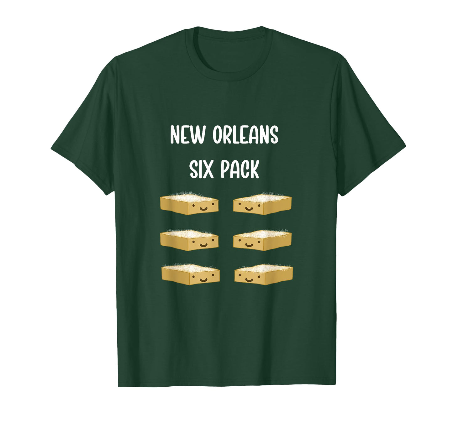 Visit New Orleans, Louisiana. Funny NOLA Beignet Design. T-Shirt