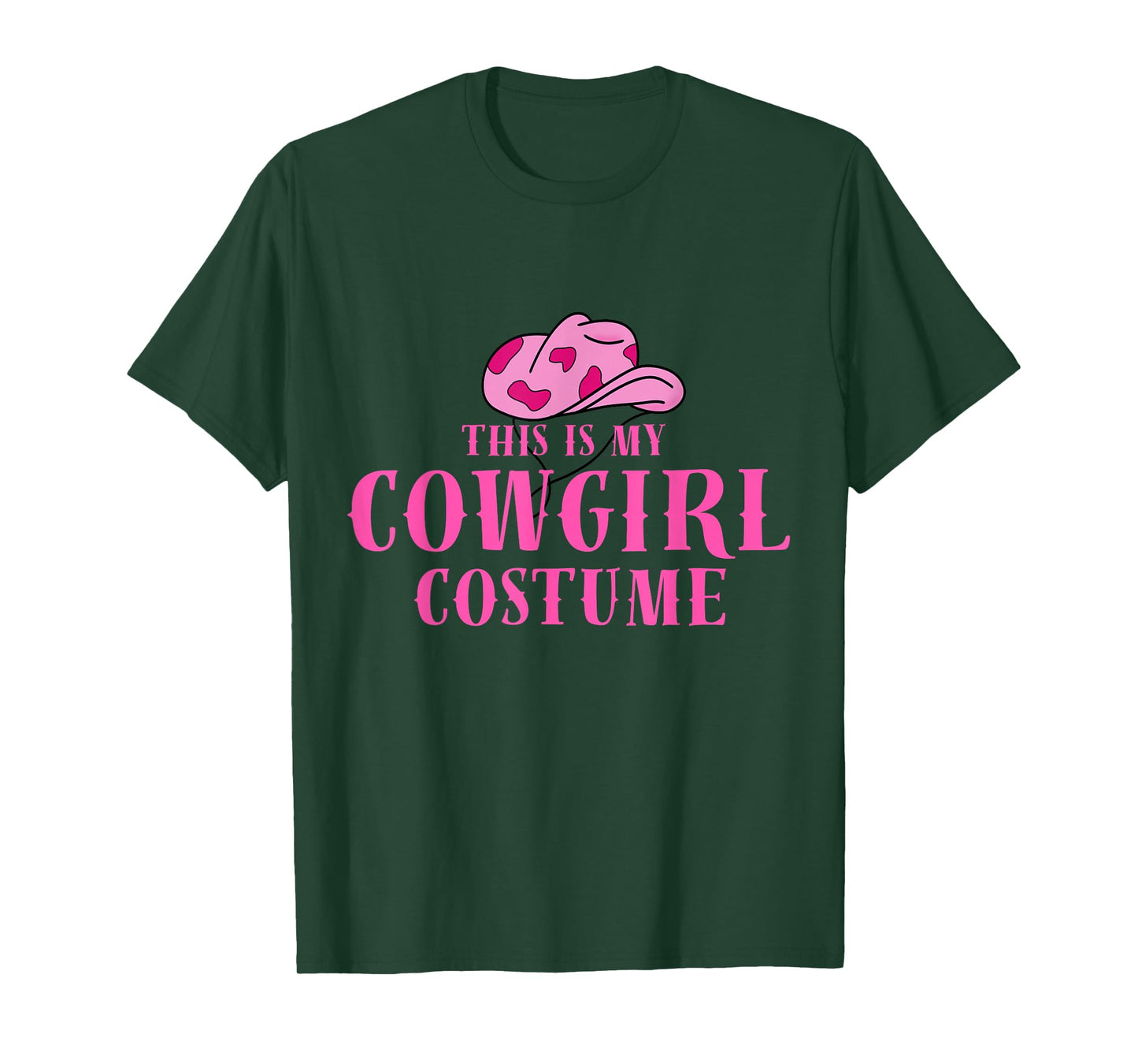 This Is My Cowgirl Costume Women Western Cowboy Rodeo tee T-Shirt