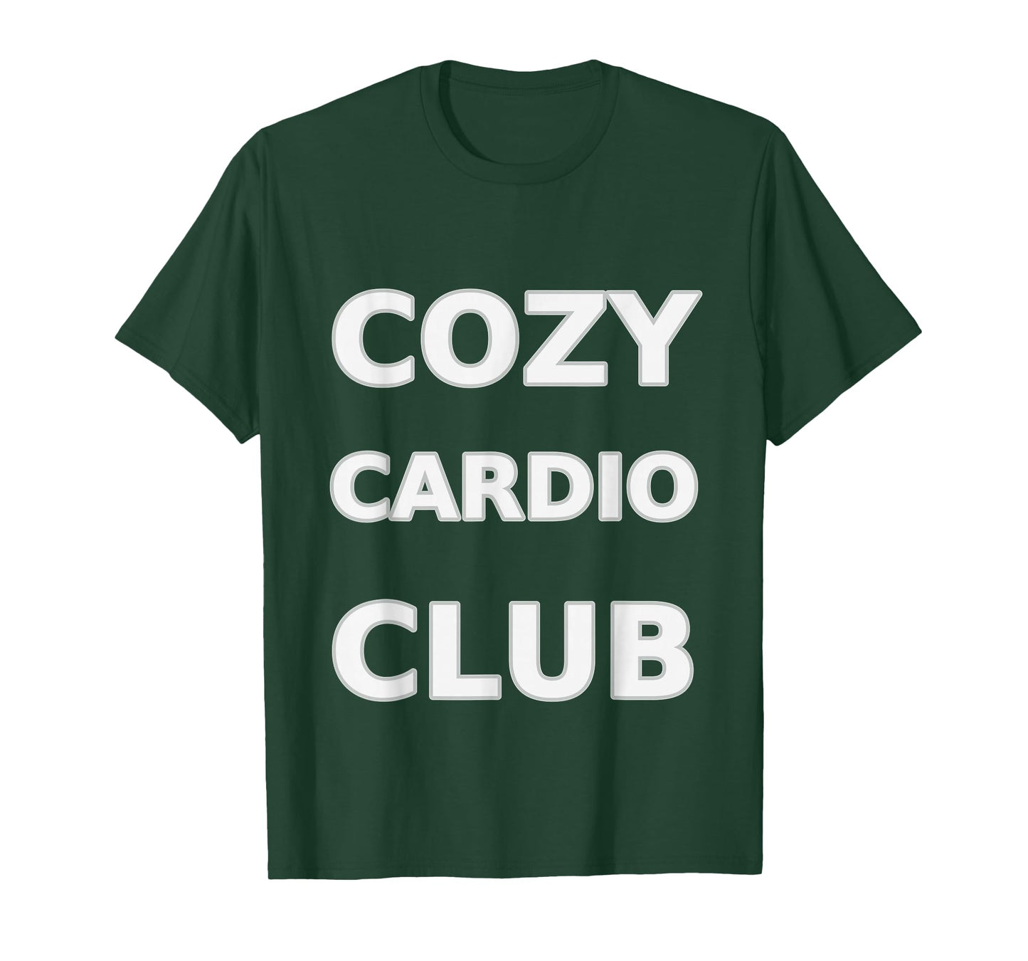 Cozy Cardio Club Walking Jogging Running Workout T-Shirt