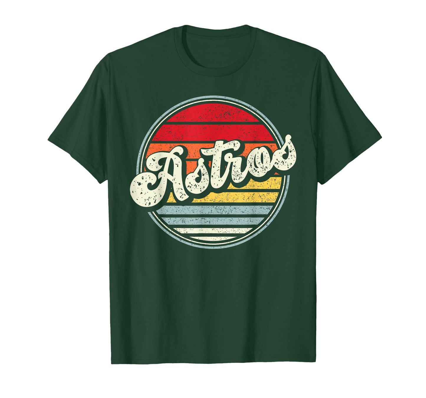 Retro Astros Home State Cool 70s Style Sunset Men Women Kids T-Shirt