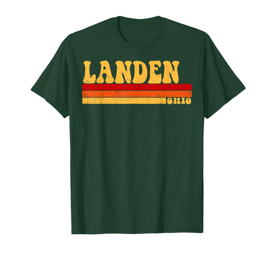 LANDEN Ohio City Vintage Roots Retro Design 70s 80s T-Shirt