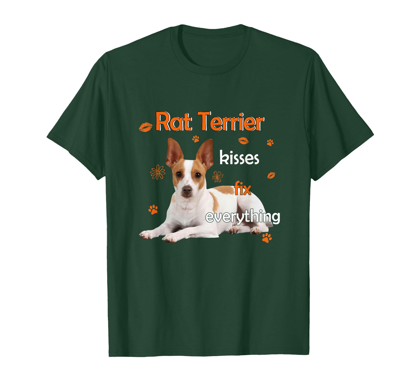 Rat Terrier Kisses Fix Everything T-Shirt