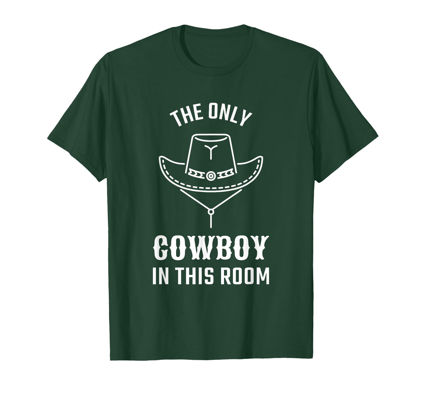 Cool Western Graphic For Boys and Men With Hat Cowboys T-Shirt