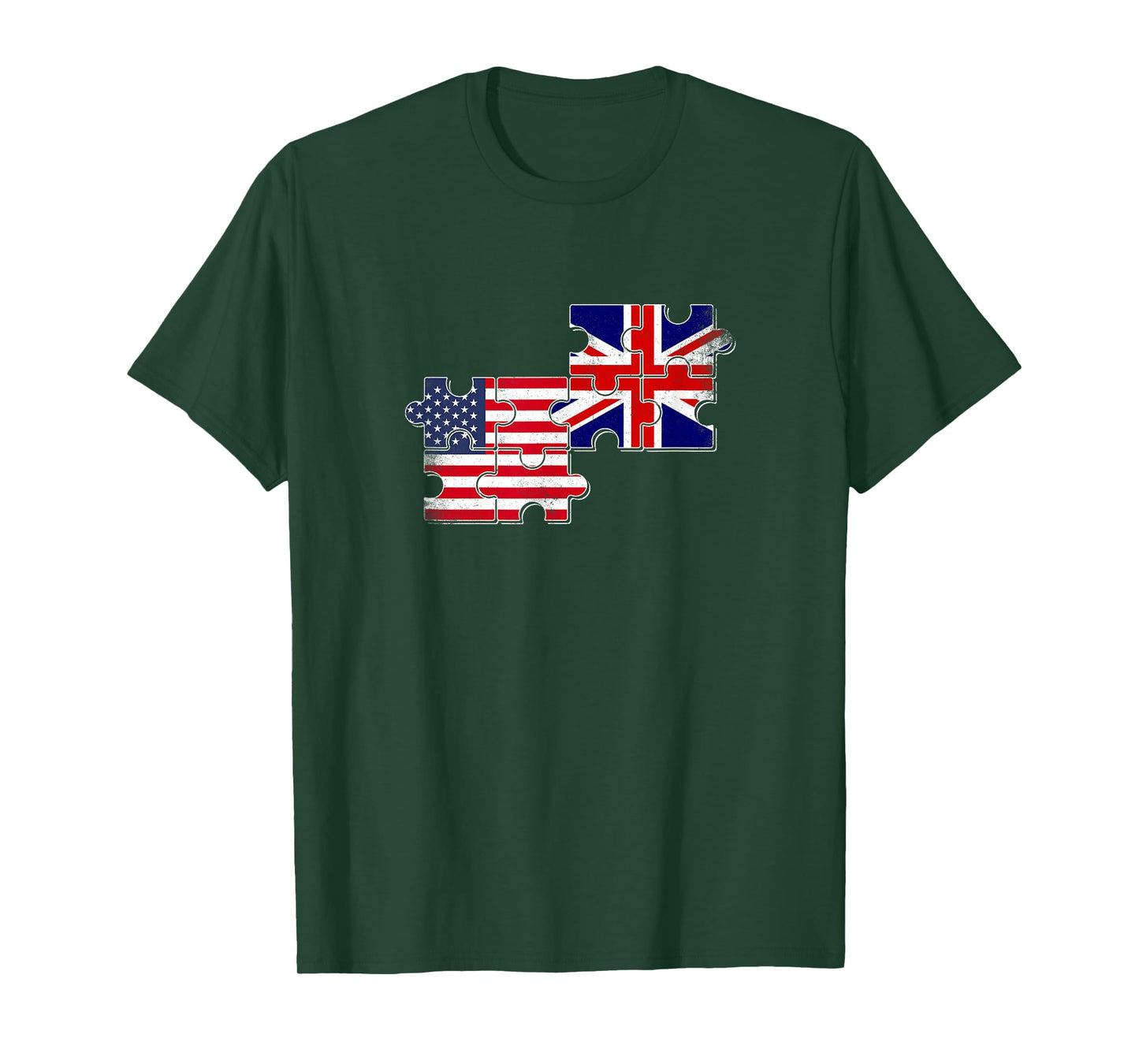 Great Britain USA Flag British Roots American T-Shirt