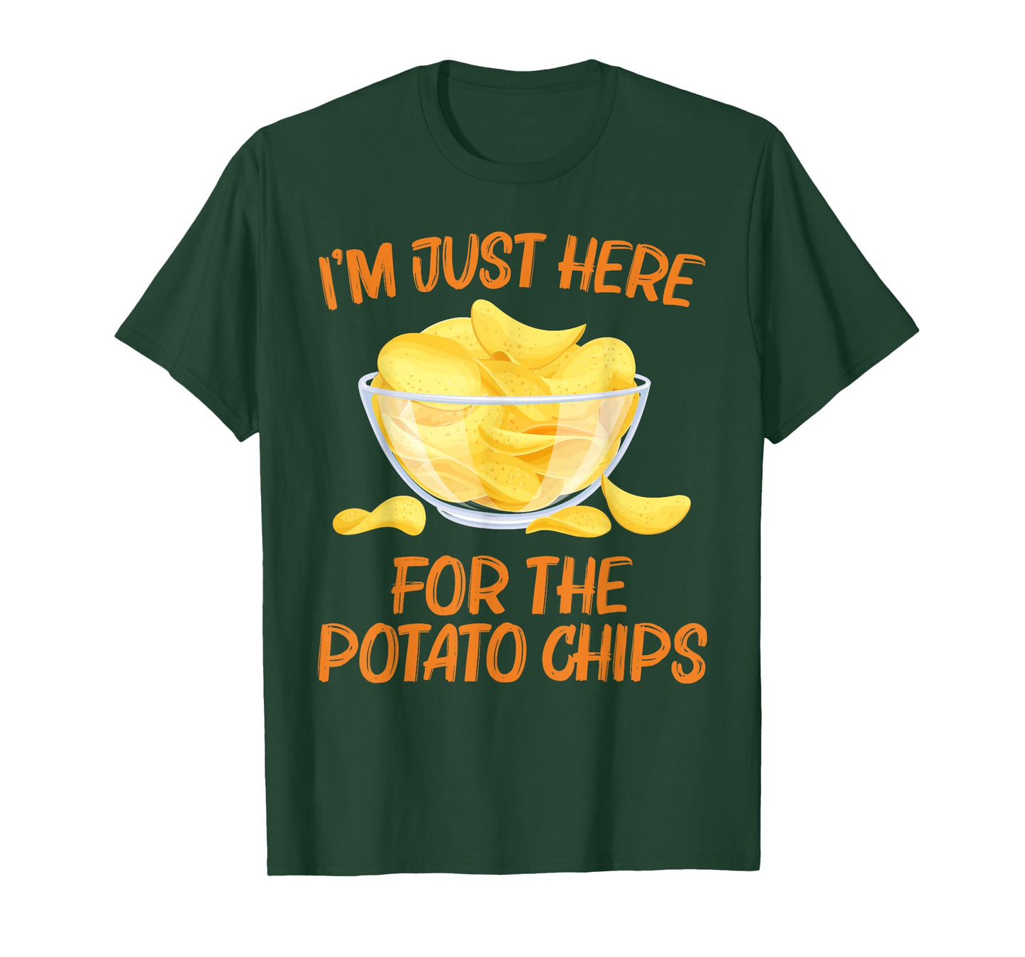 Cool Potato Chips Art For Men Women Kids Potato Chips Lover T-Shirt