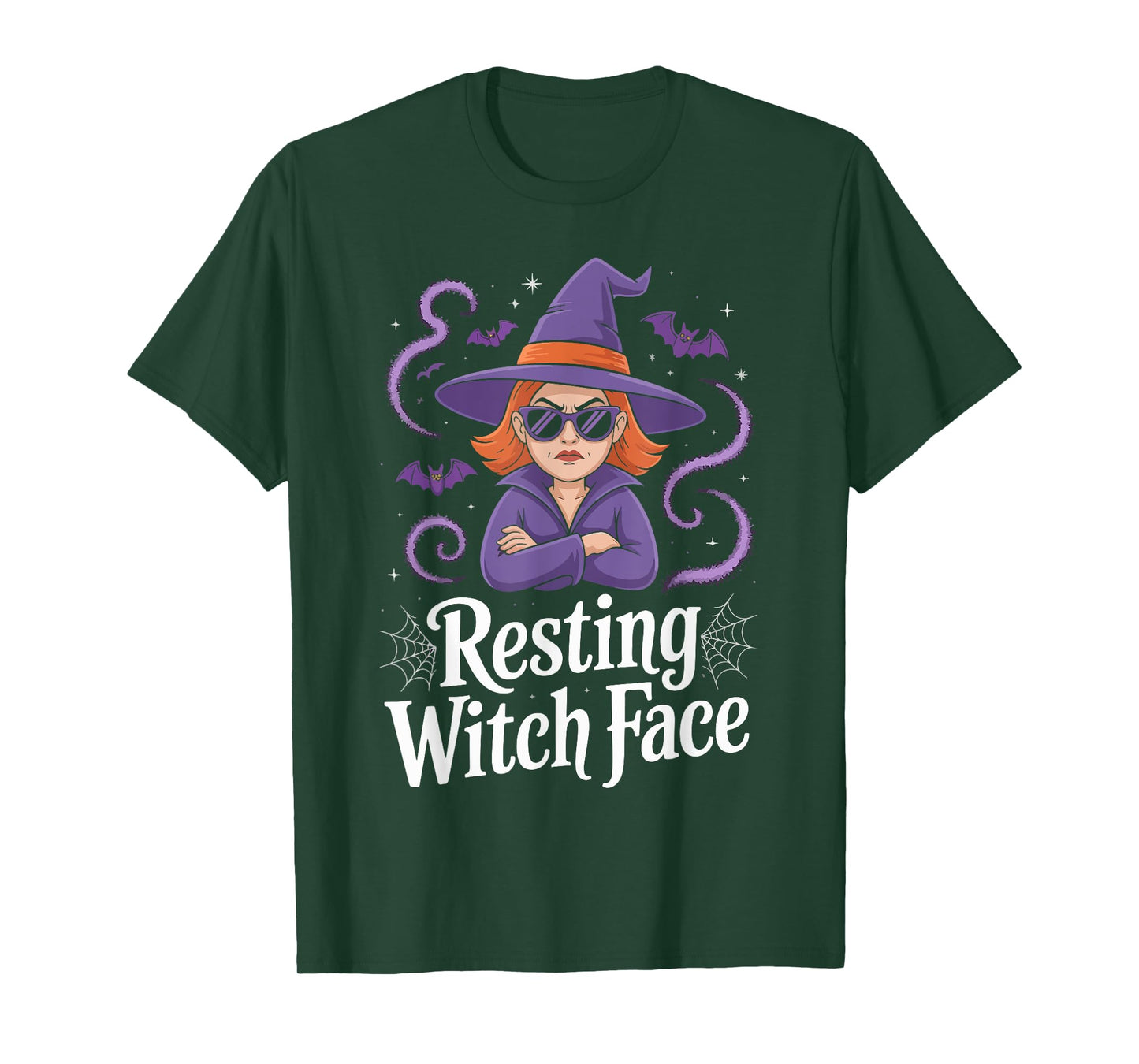 Resting Witch Face Halloween Costume Funny T-Shirt