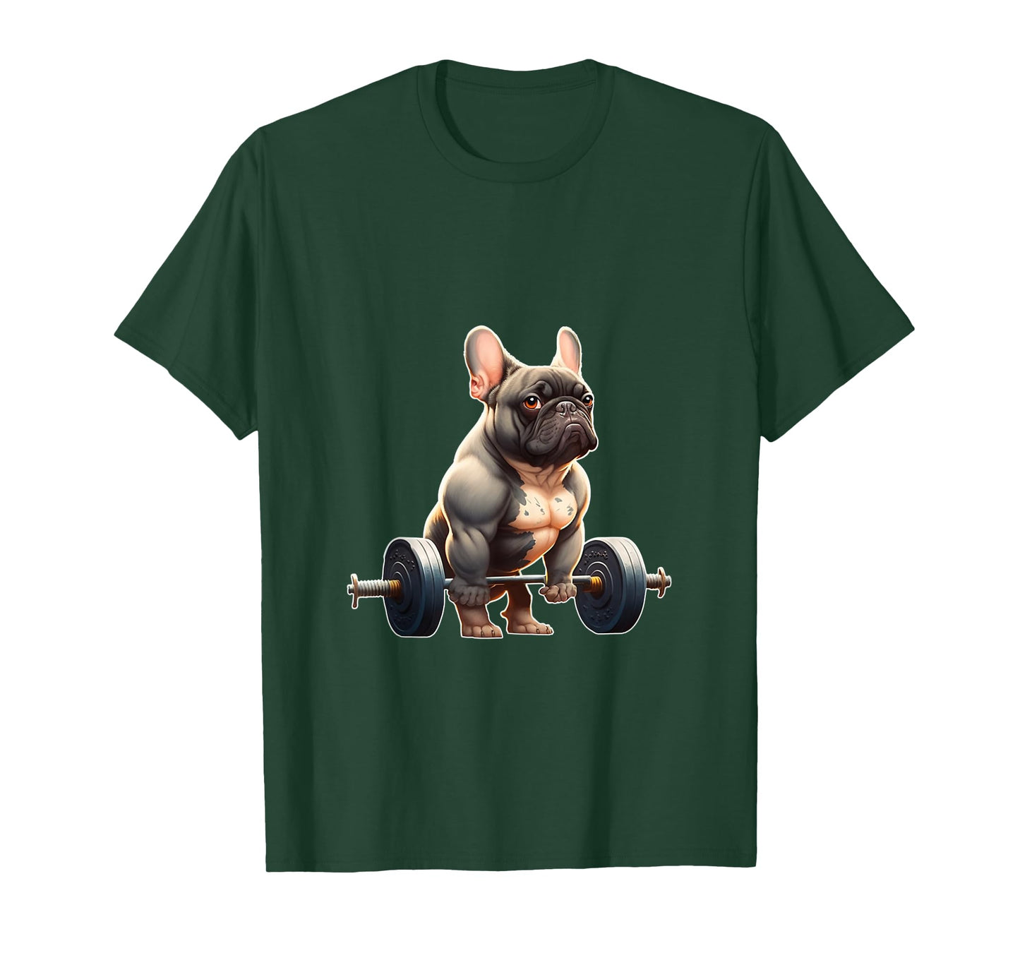 Funny French Bulldog Bodybuilding Gym Frenchie Weightlifter Tank Top