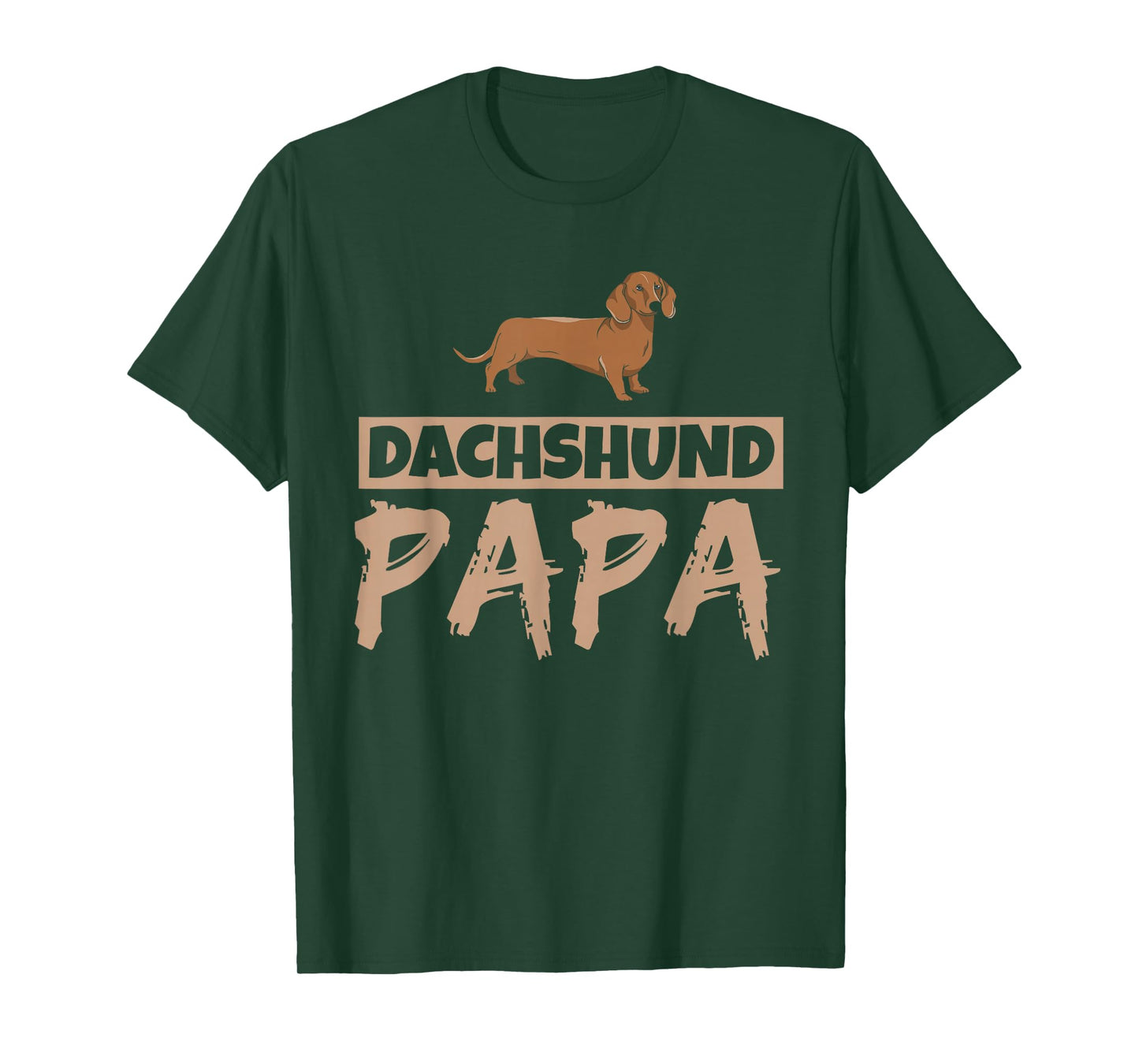 Dachshund Papa Dog Wiener Owner Puppy Dachshund Dad Father T-Shirt