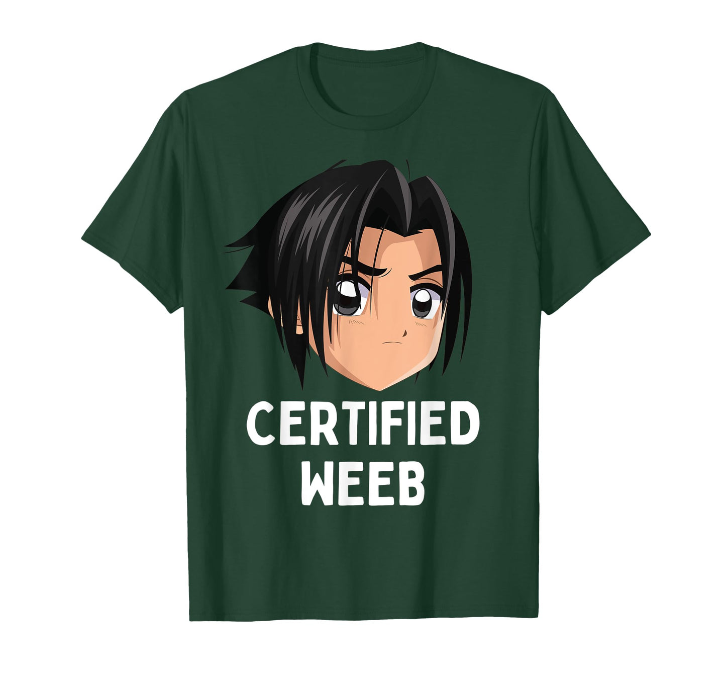 Certified Weeb Anime Japanese Manga Funny T-Shirt