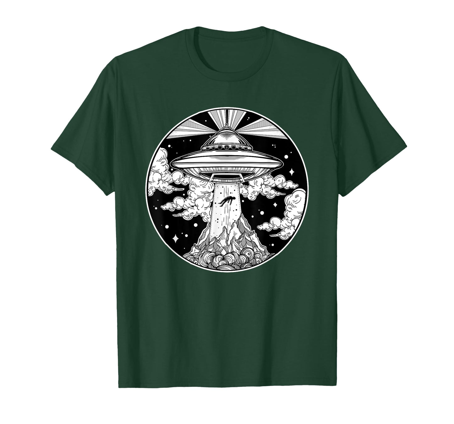 Alien Space Tattoo TShirt - UFO 51 Area Roswell Believe Tee T-Shirt