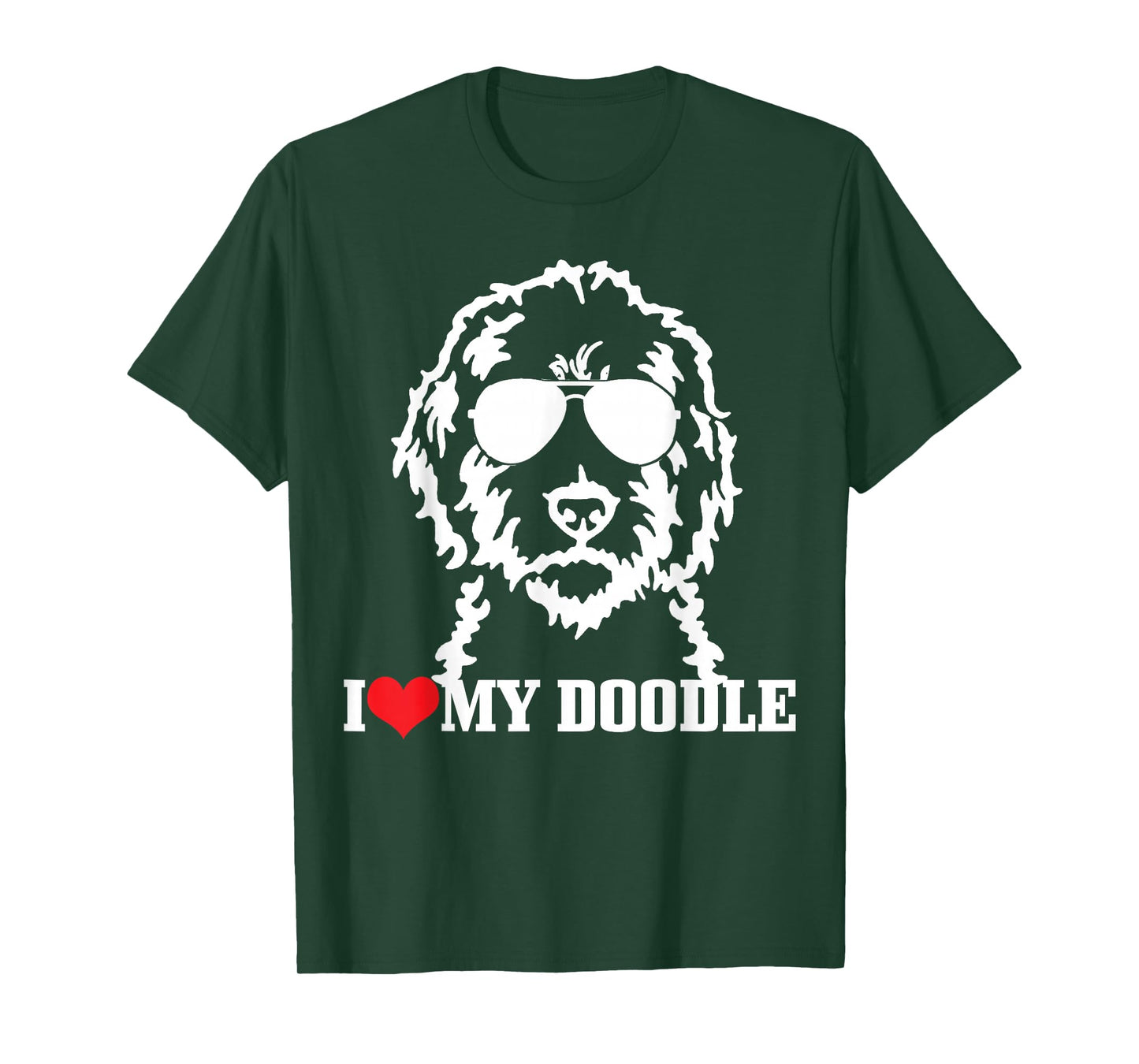Goldendoodle I Love My Doodle Mom Labradoodle Dog Funny Gift T-Shirt