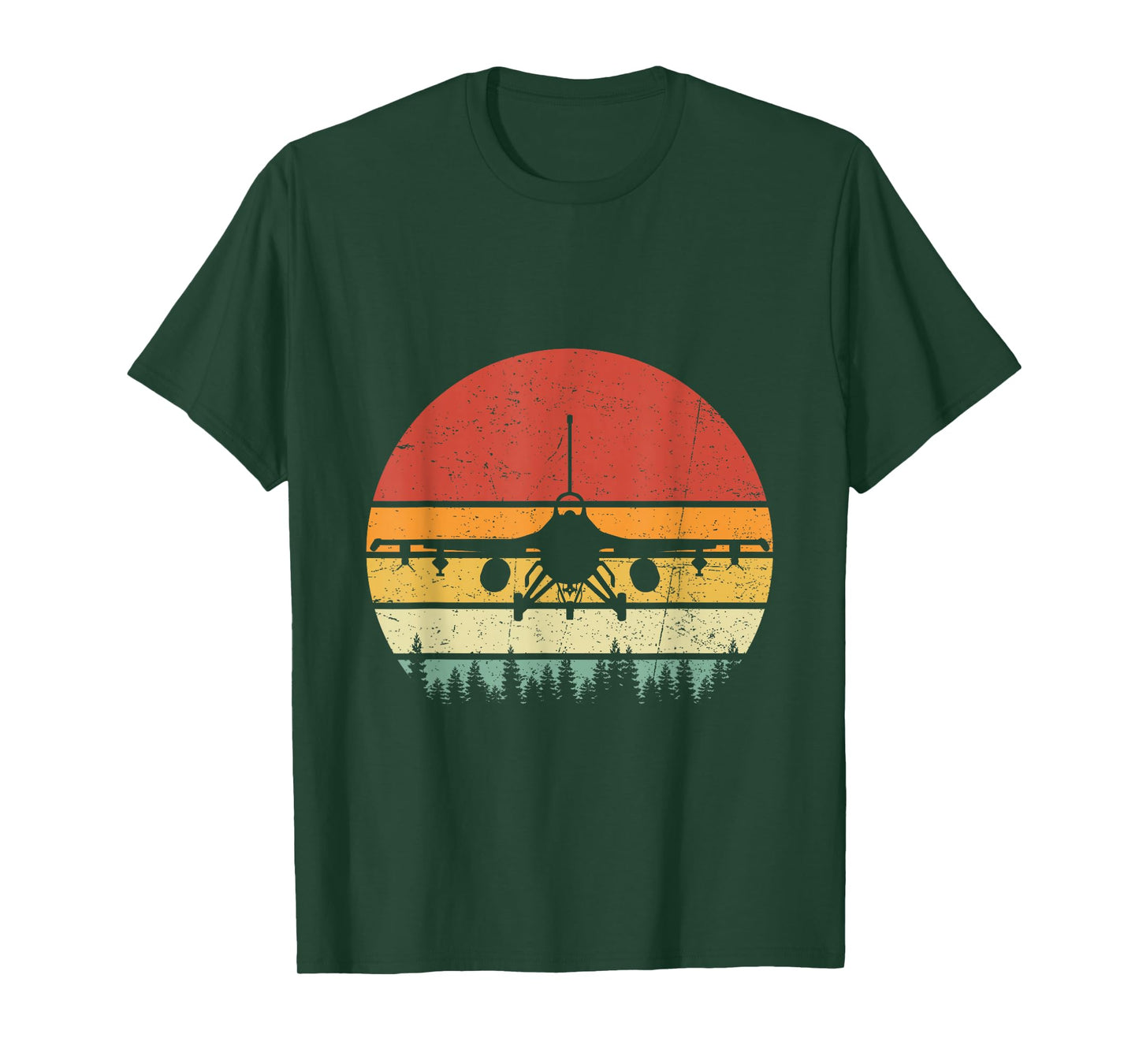 F-16 Fighting Falcon Retro Vintage Fighter Jet Aircraft T-Shirt