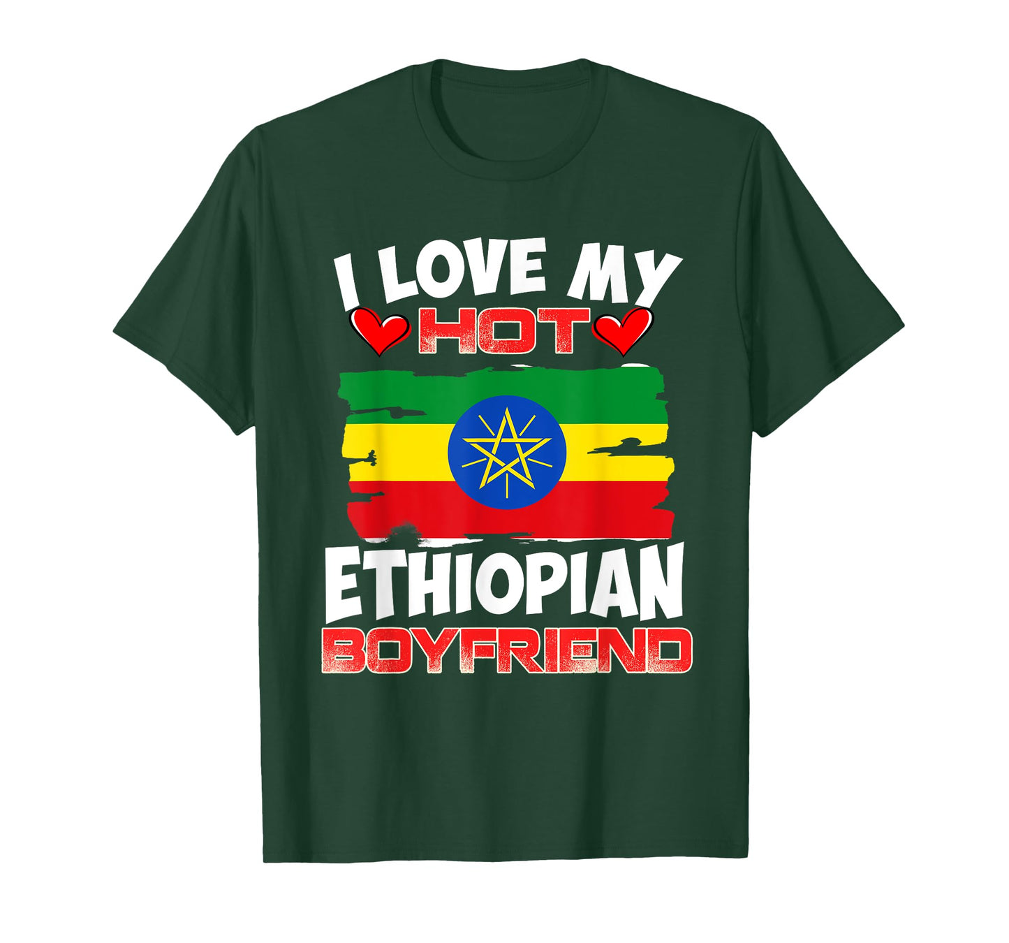 Ethiopia I Love My Hot Ethiopian Boyfriend T-Shirt
