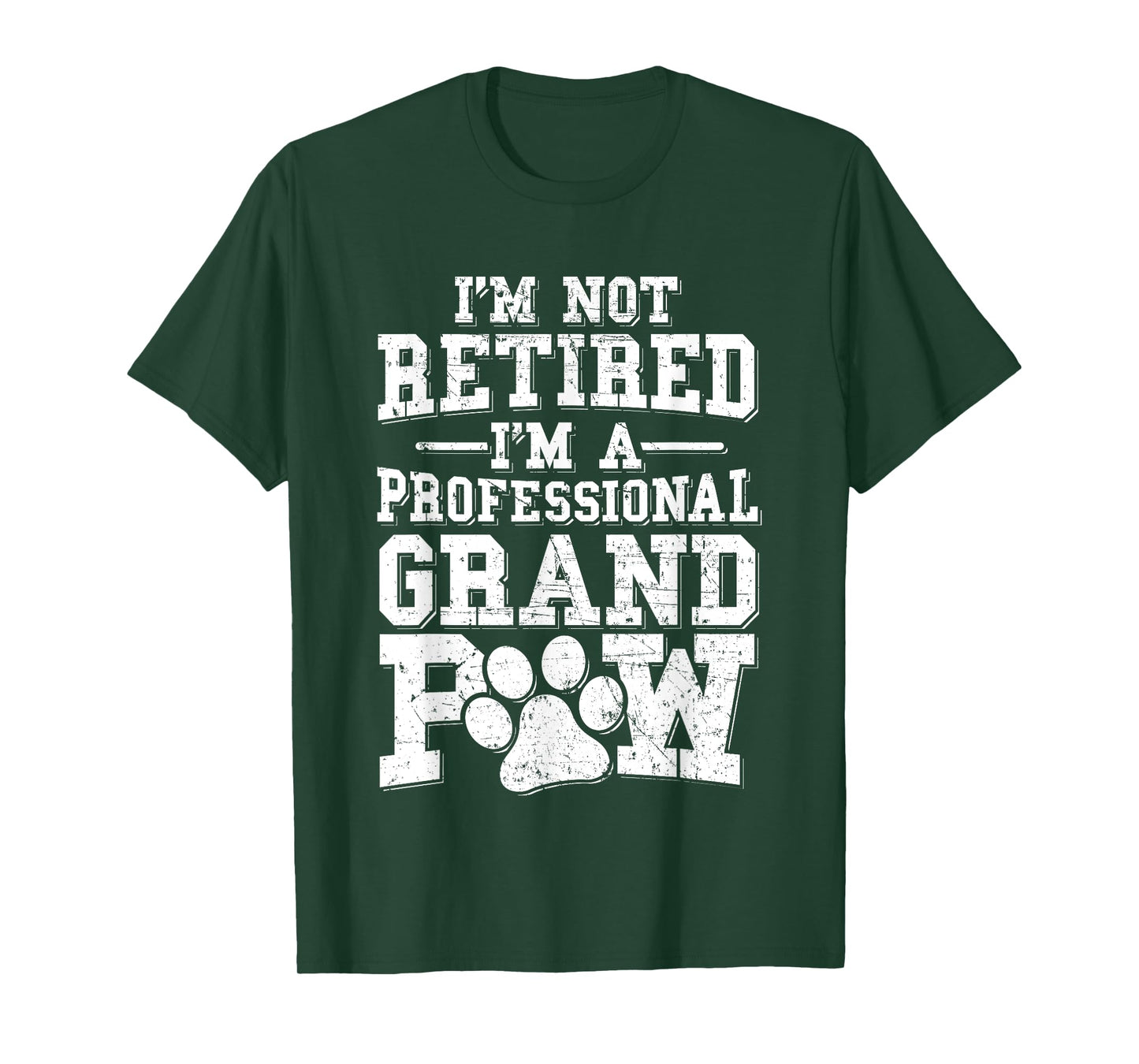 Grandpaw Dog Grandpa Shirts Grand Paw Gifts Men Grandfather T-Shirt