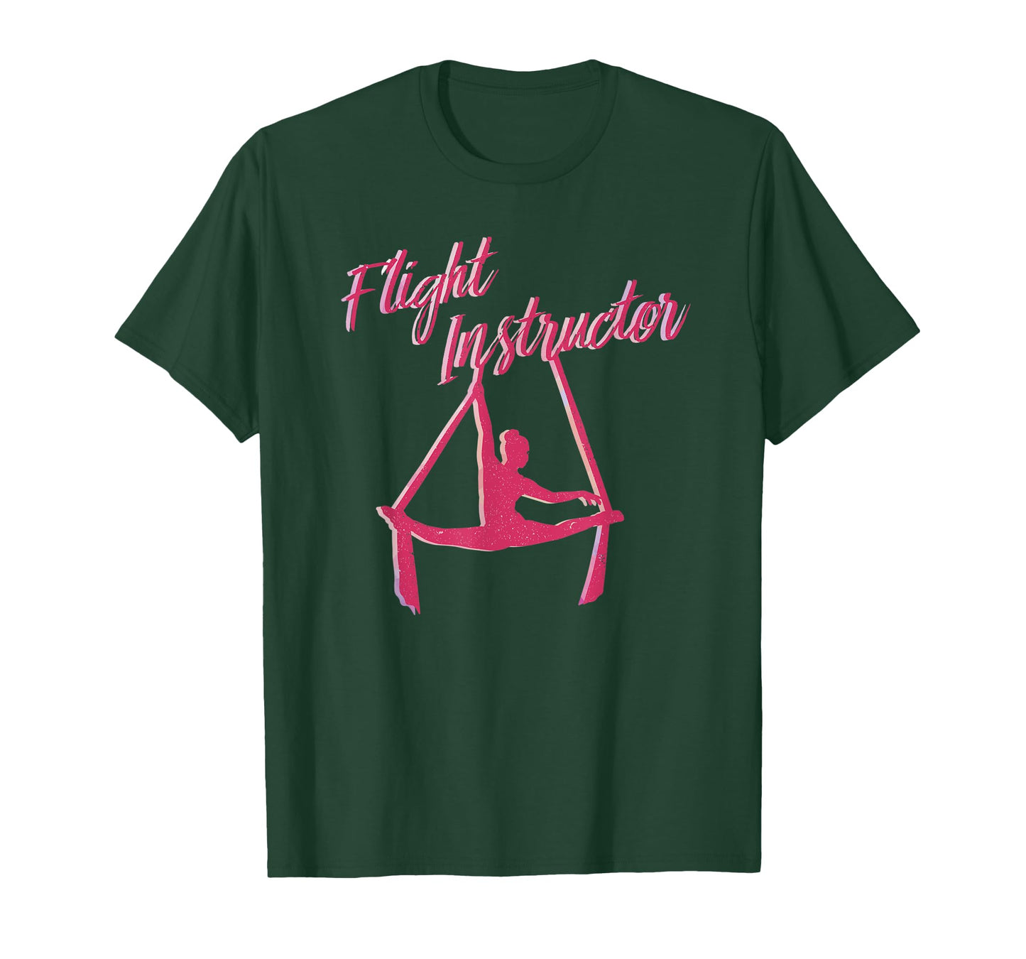 Flight Instructor Aerial SIlks Circus Yoga T-Shirt