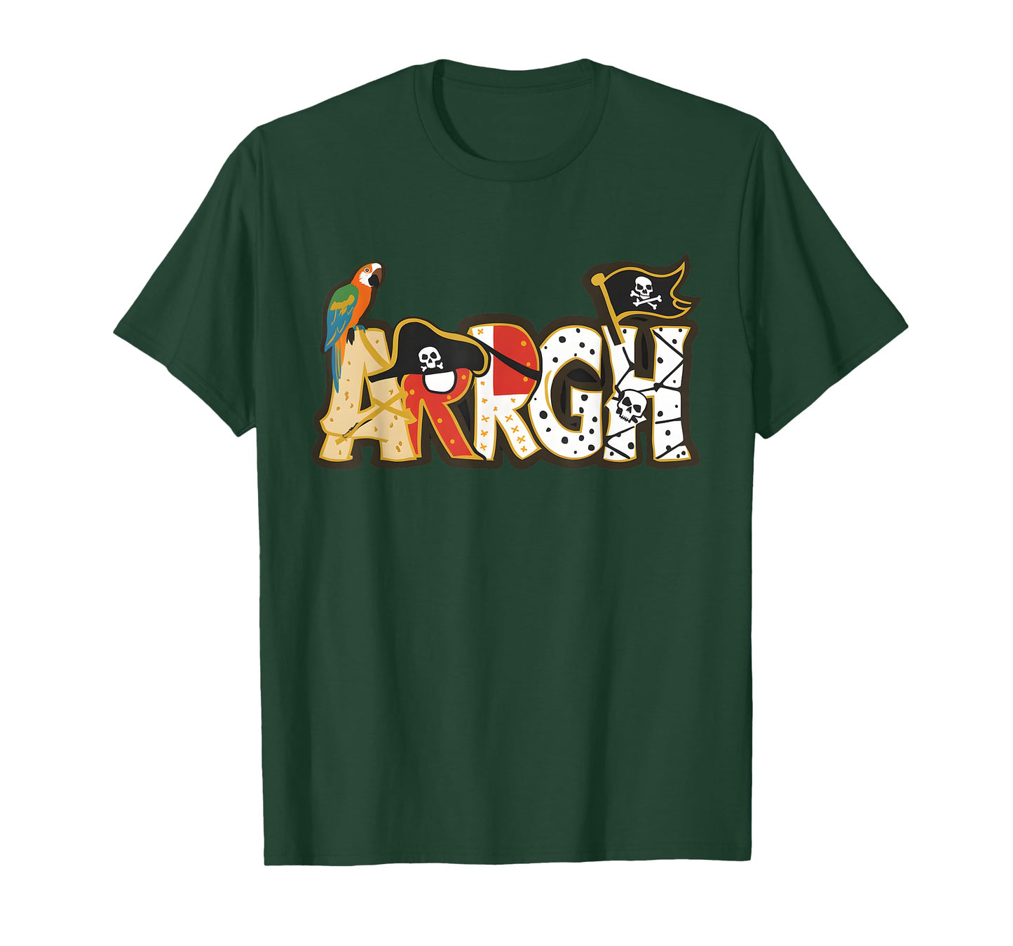 Fun ARRGH Pirate Style Pirate Costume ARGH Pirate T-Shirt