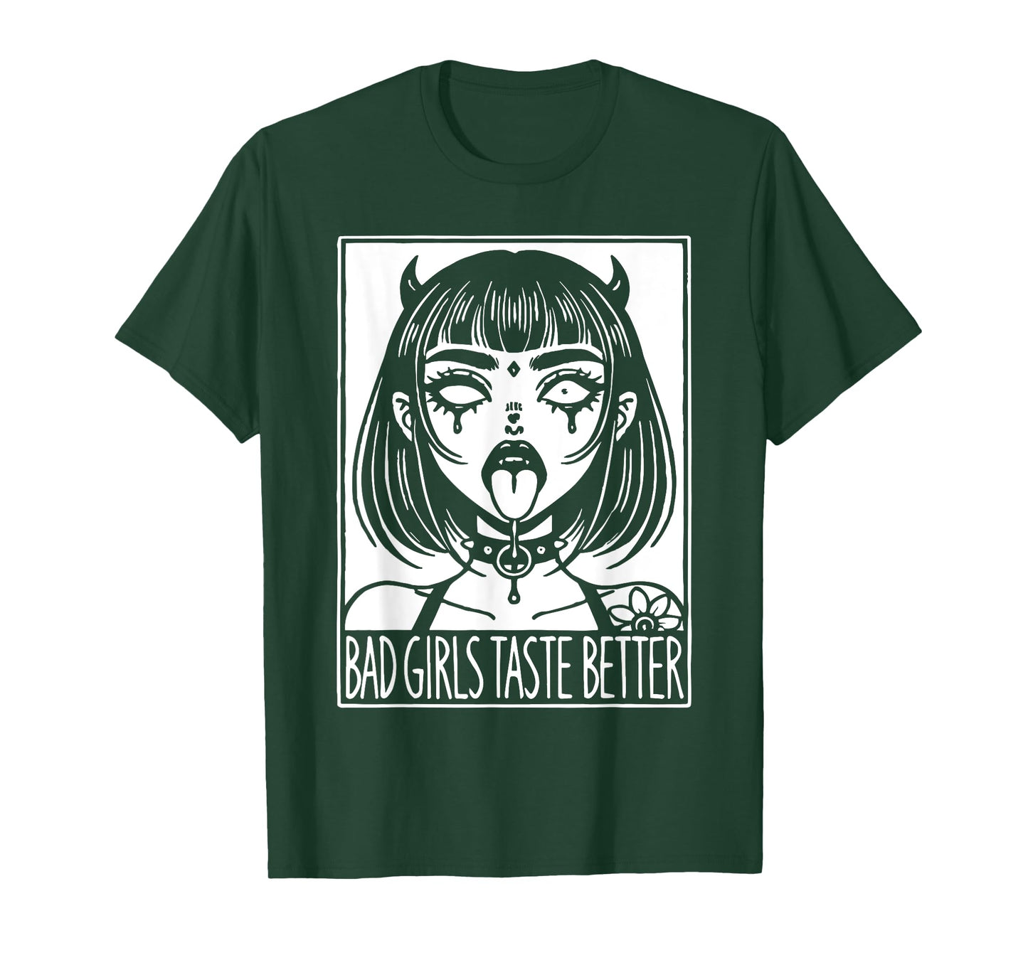 Vintage Bad Girls Taste Better, Tattoos Devil Girl Lovers T-Shirt