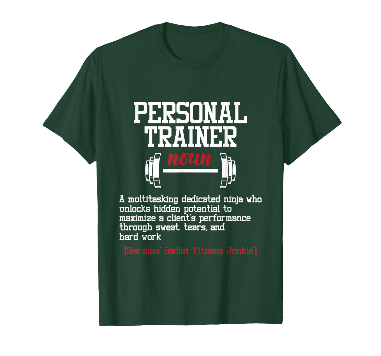 Personal Trainer - Health Fitness Wellness Gym Coach Workout T-Shirt