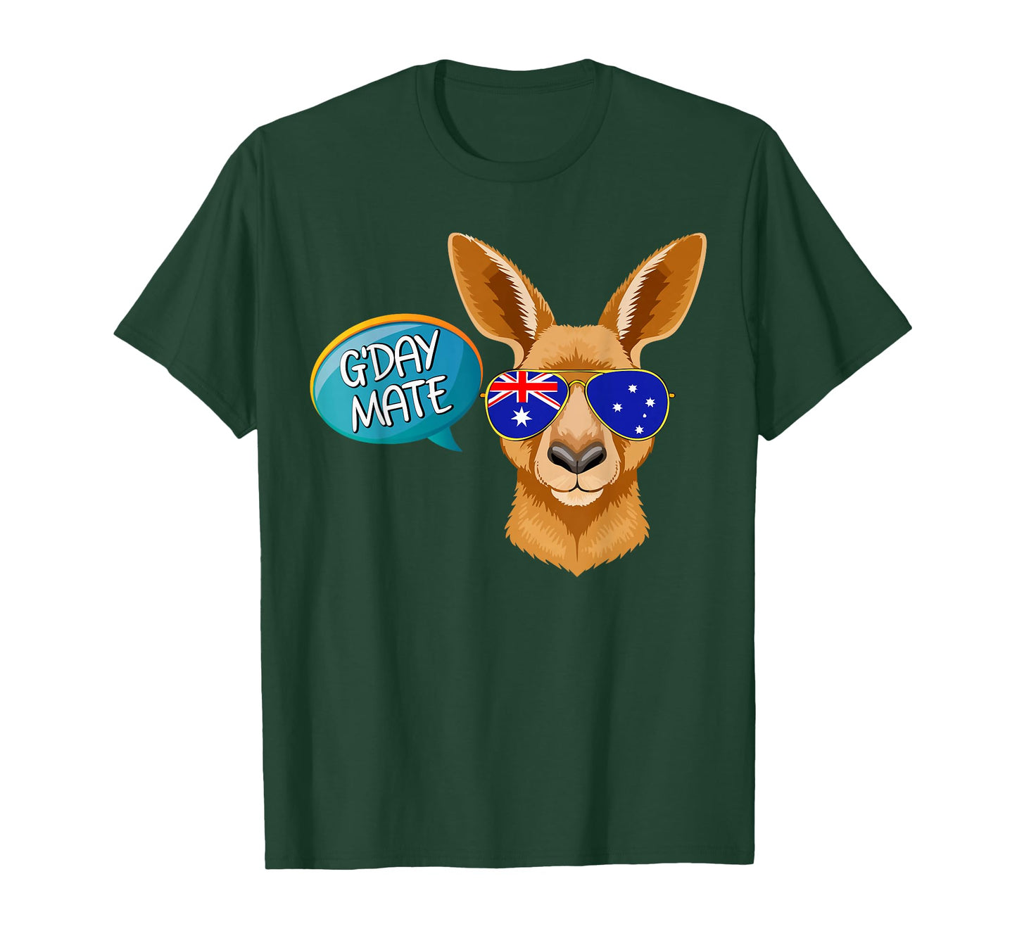 Funny Australia Australian Country Kangaroo G'Day Mate T-Shirt