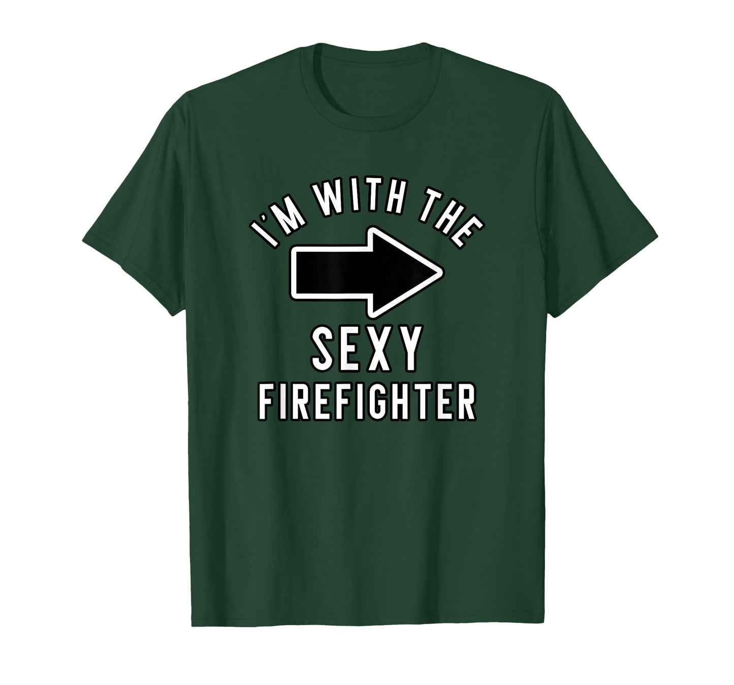 Couples Halloween Costume Shirt In With The Sexy Firefighter T-Shirt