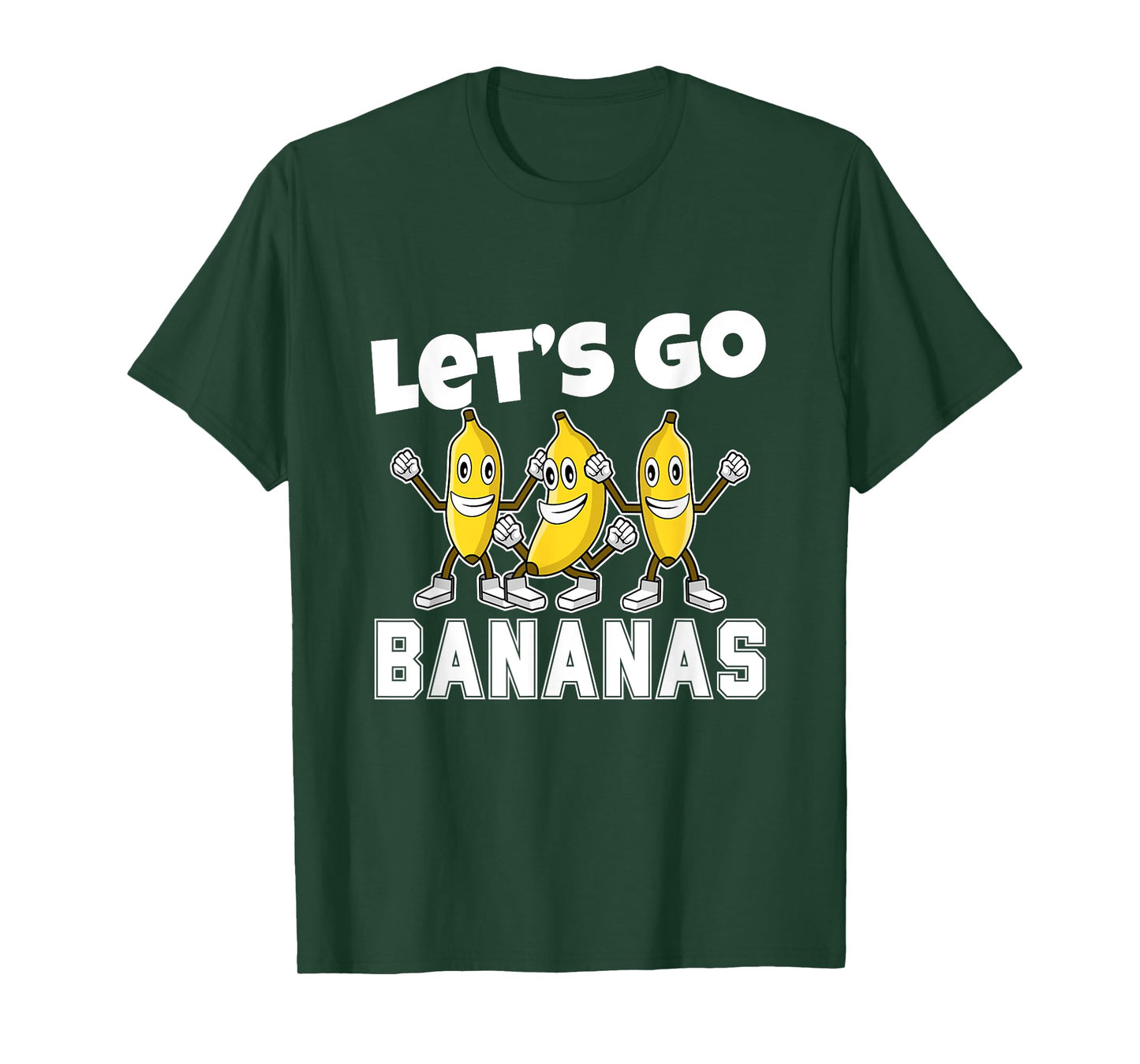 Let's Go Bananas Vintage Retro Costume Funny Bananas T-Shirt