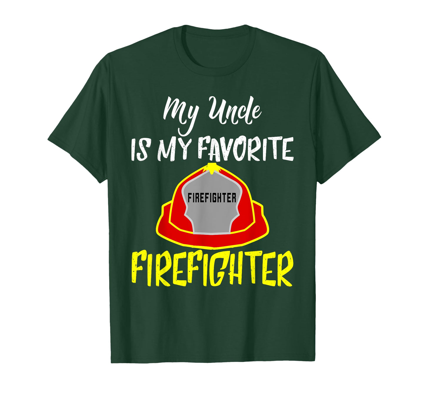 Uncle Firefighter Fireman Shirt Nephew Niece Kids T-Shirt