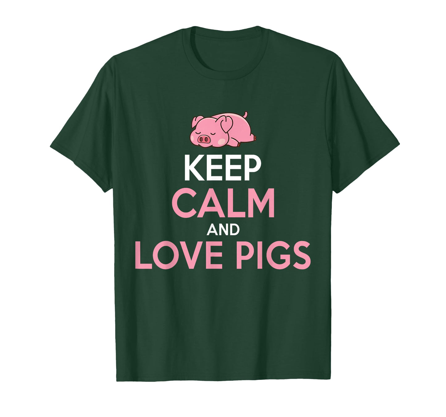 Keep Calm And Love Pigs T-Shirt