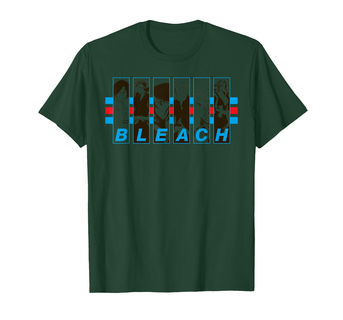 Bleach 5 Character Frames Anime T-Shirt
