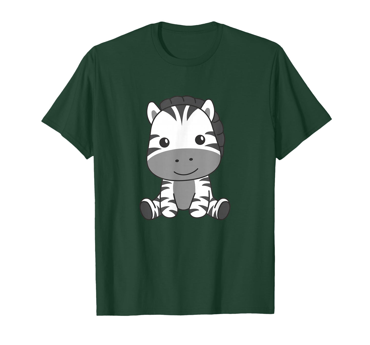 Zebra Cute Animals for Children Manga Zebra T-Shirt
