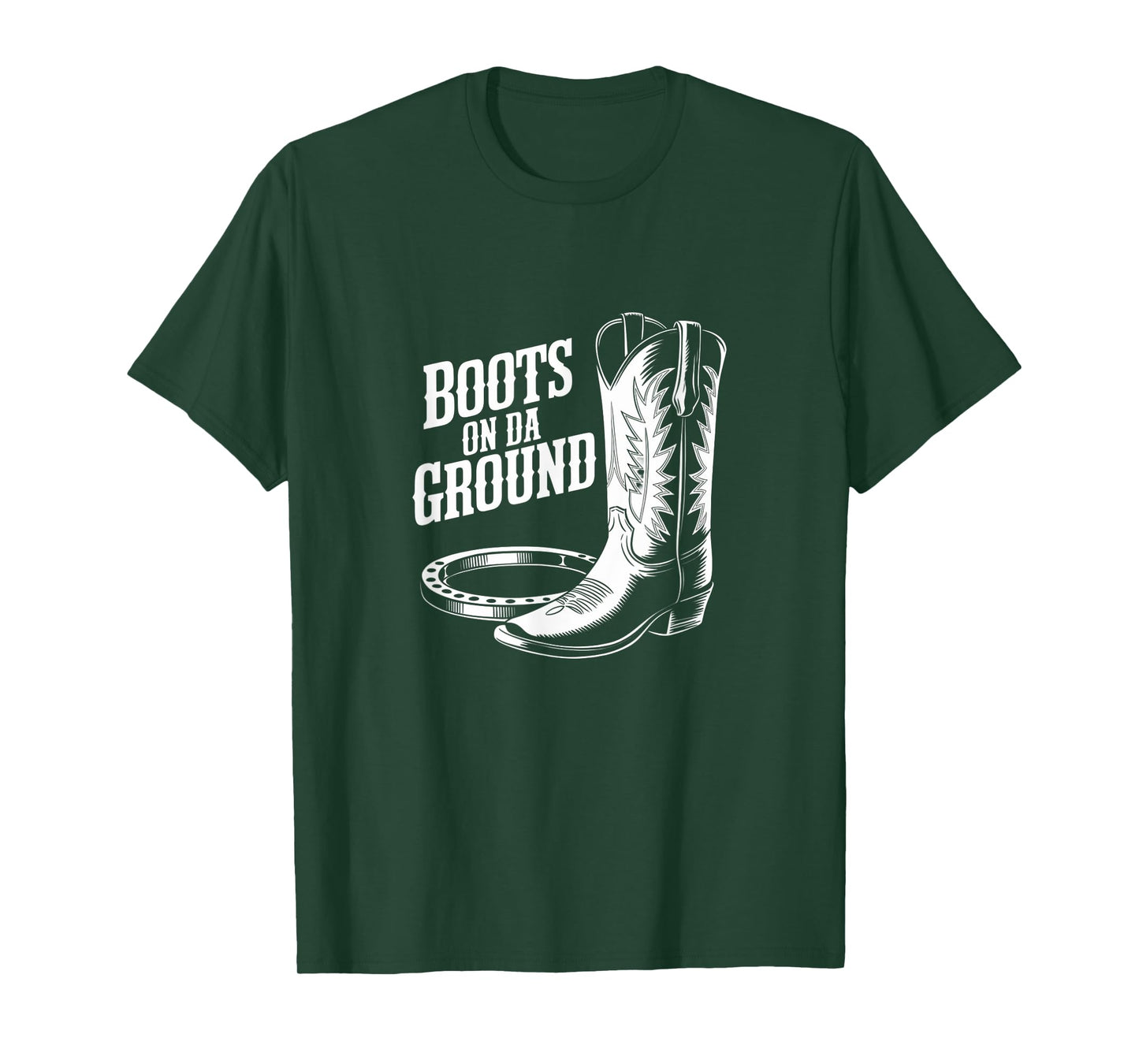 Boots On Da Ground, Boot Cowboy Western Vibes T-Shirt