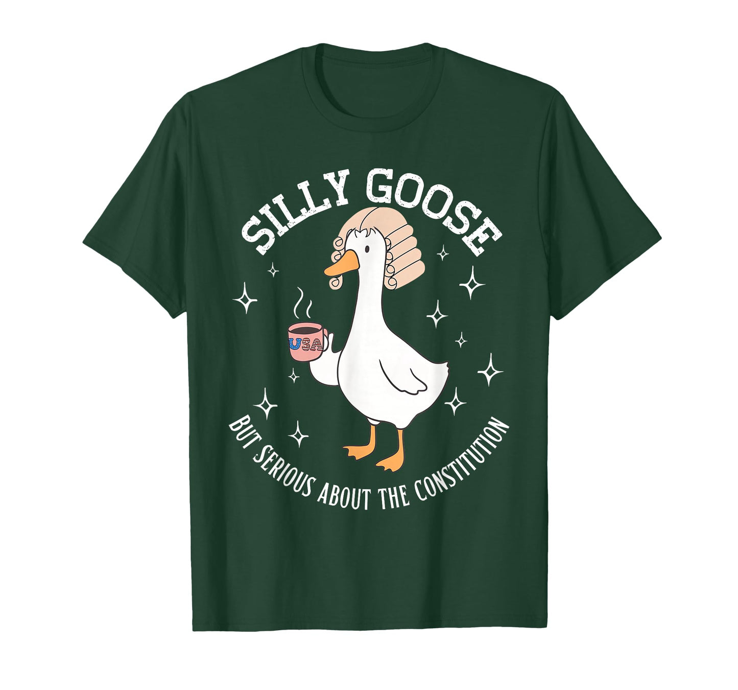 Silly Goose Constitution Funny History Teacher Middle School T-Shirt