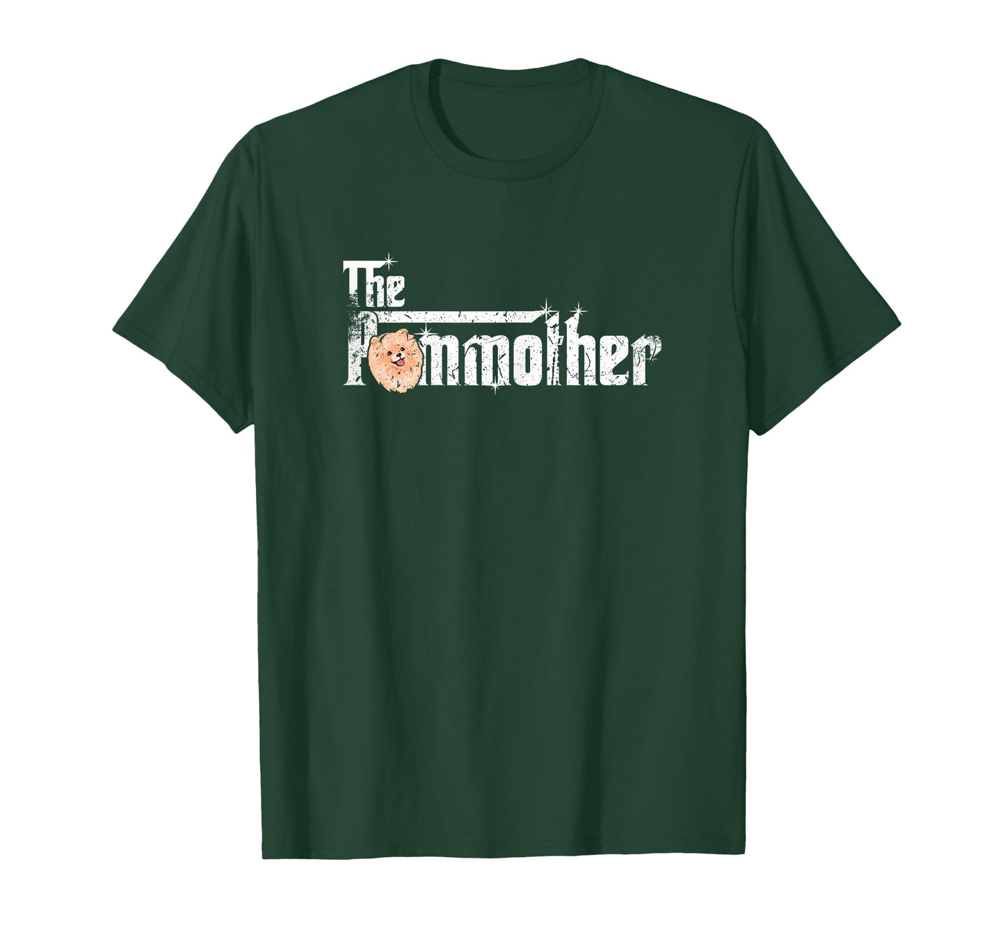 The Pommother! Pom Mom Shirt Fun Cute Pomeranian Mother Dog T-Shirt