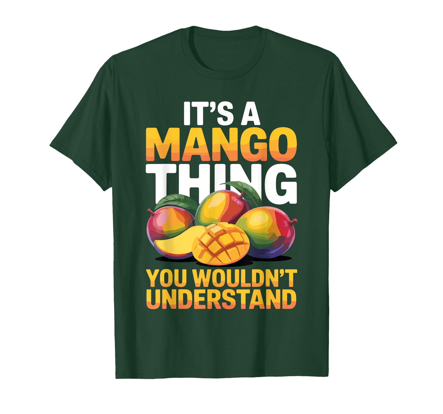 Mango Art for Men Women Vegetarian Mango Fruit Mango Lover T-Shirt