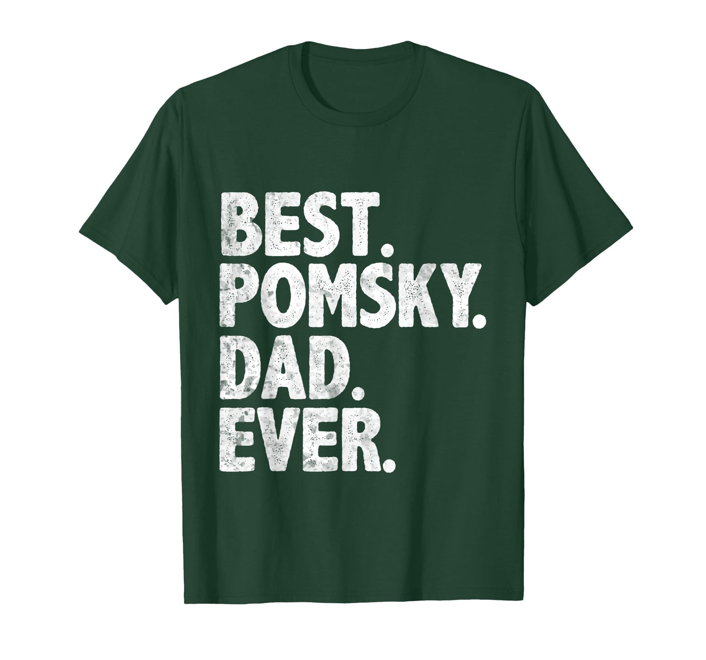 Best Pomsky Dad Ever Funny Dog Owner Daddy Father's Day T-Shirt
