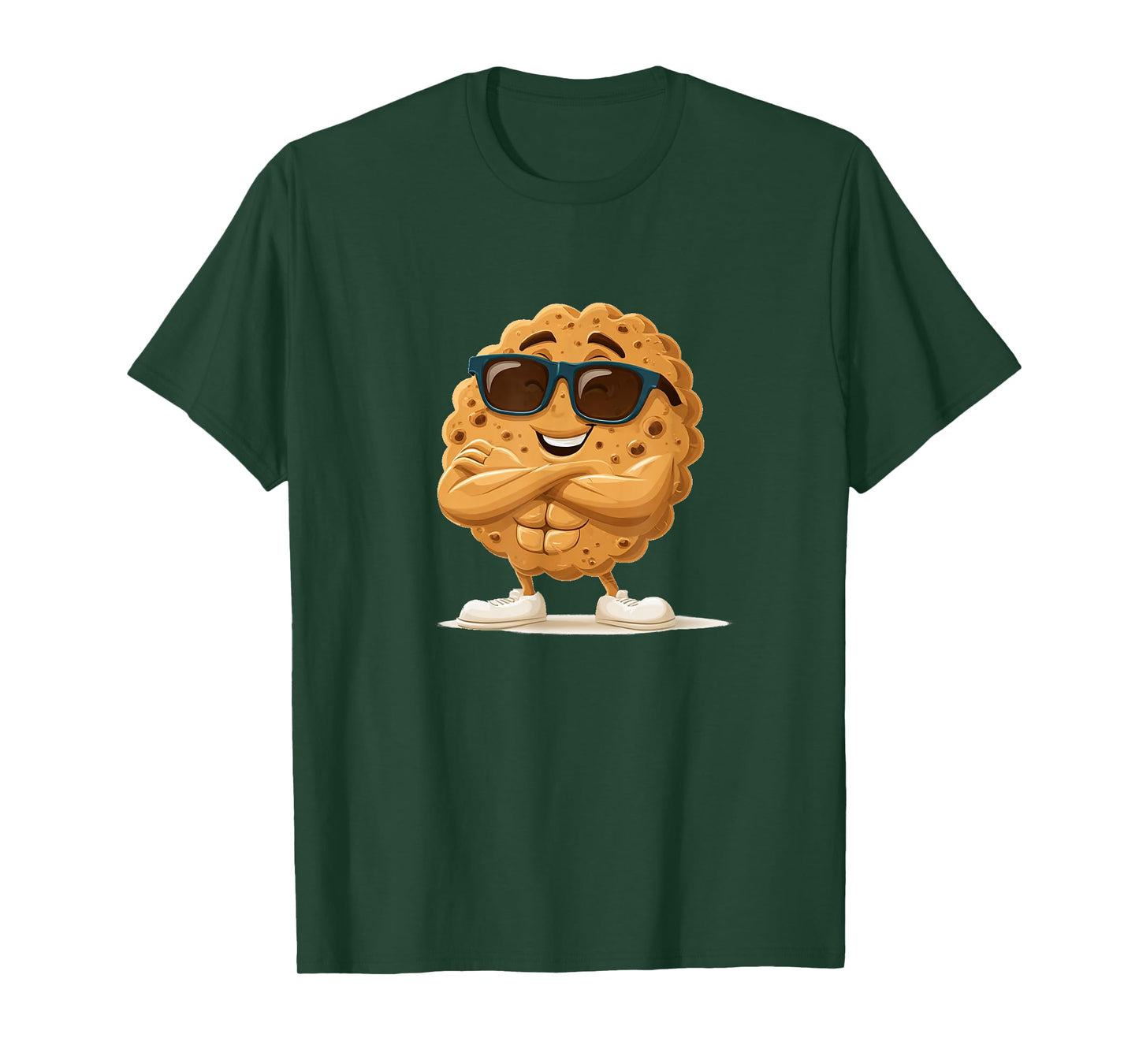 Awesome Cookie Man with Shades for a Funny Christmas Look T-Shirt