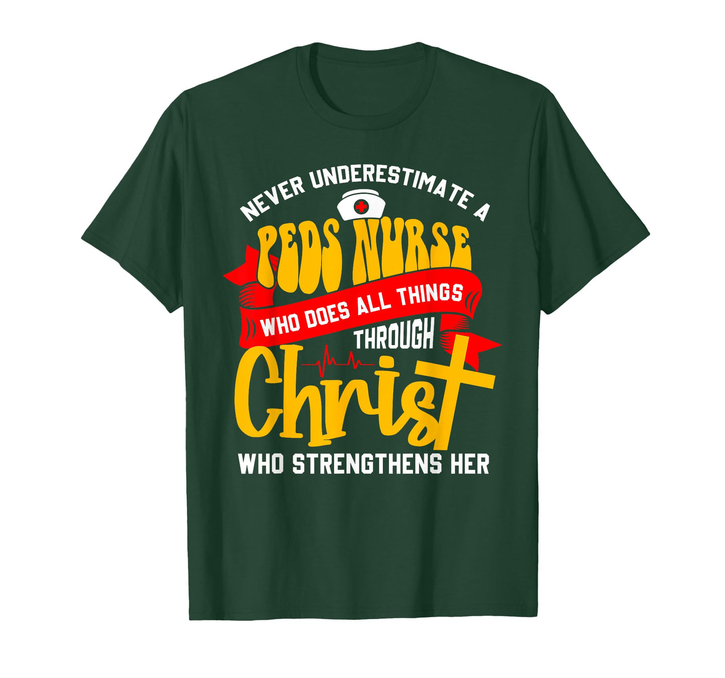 Never Underestimate A Peds Nurse Who Does All Things T-Shirt