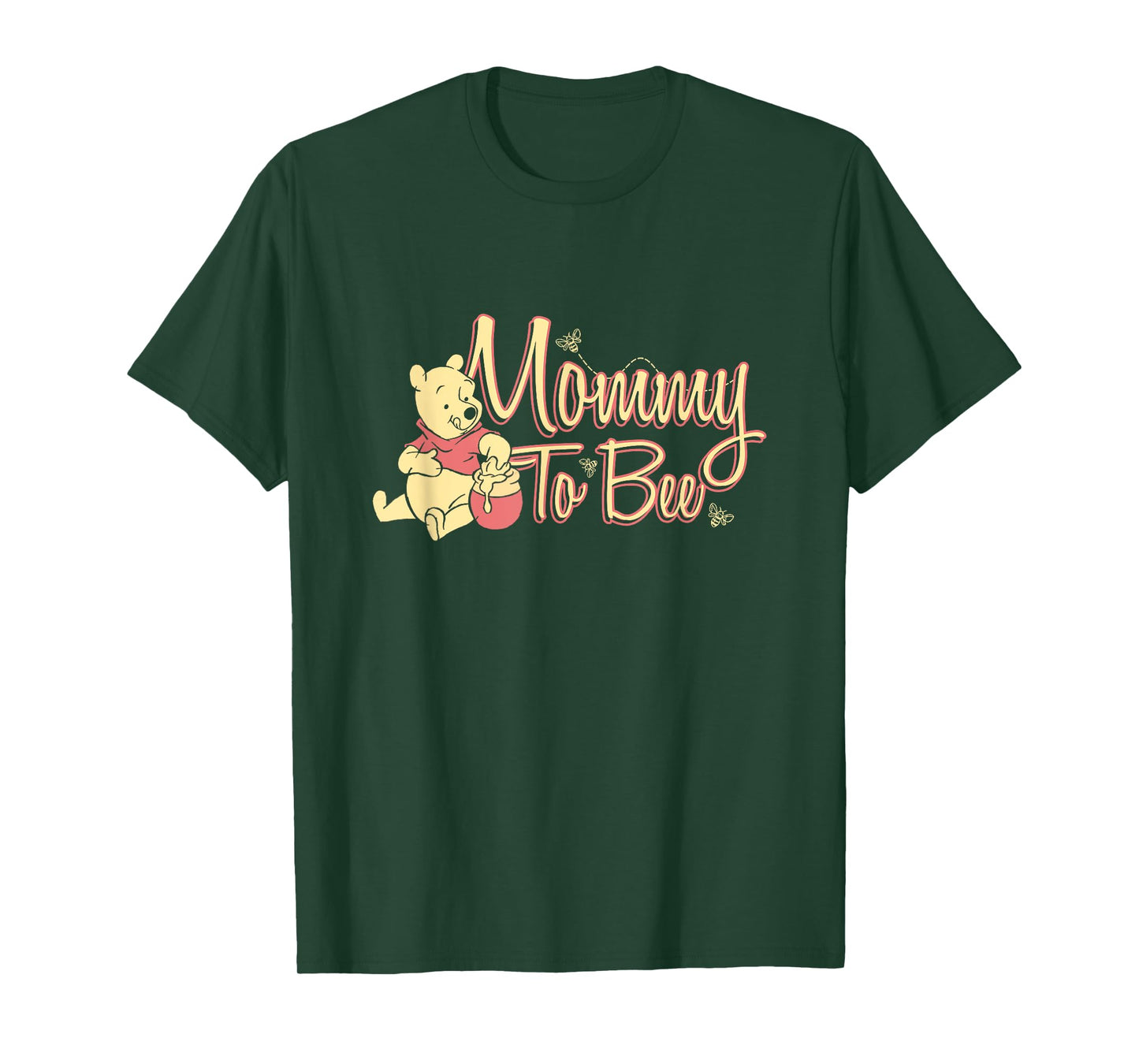 Disney Winnie the Pooh Mommy To Bee Cute Pooh Chets Logo T-Shirt