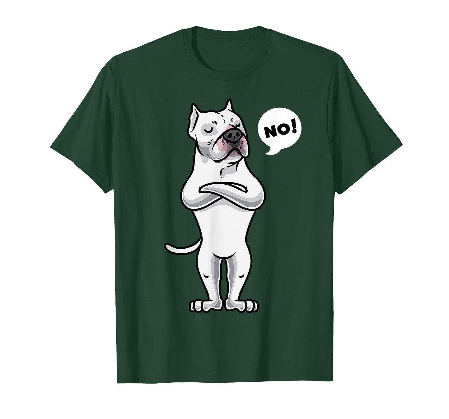 Stubborn Argentine Dogo Argentino Dog funny T-Shirt for Men Women Girls Kids